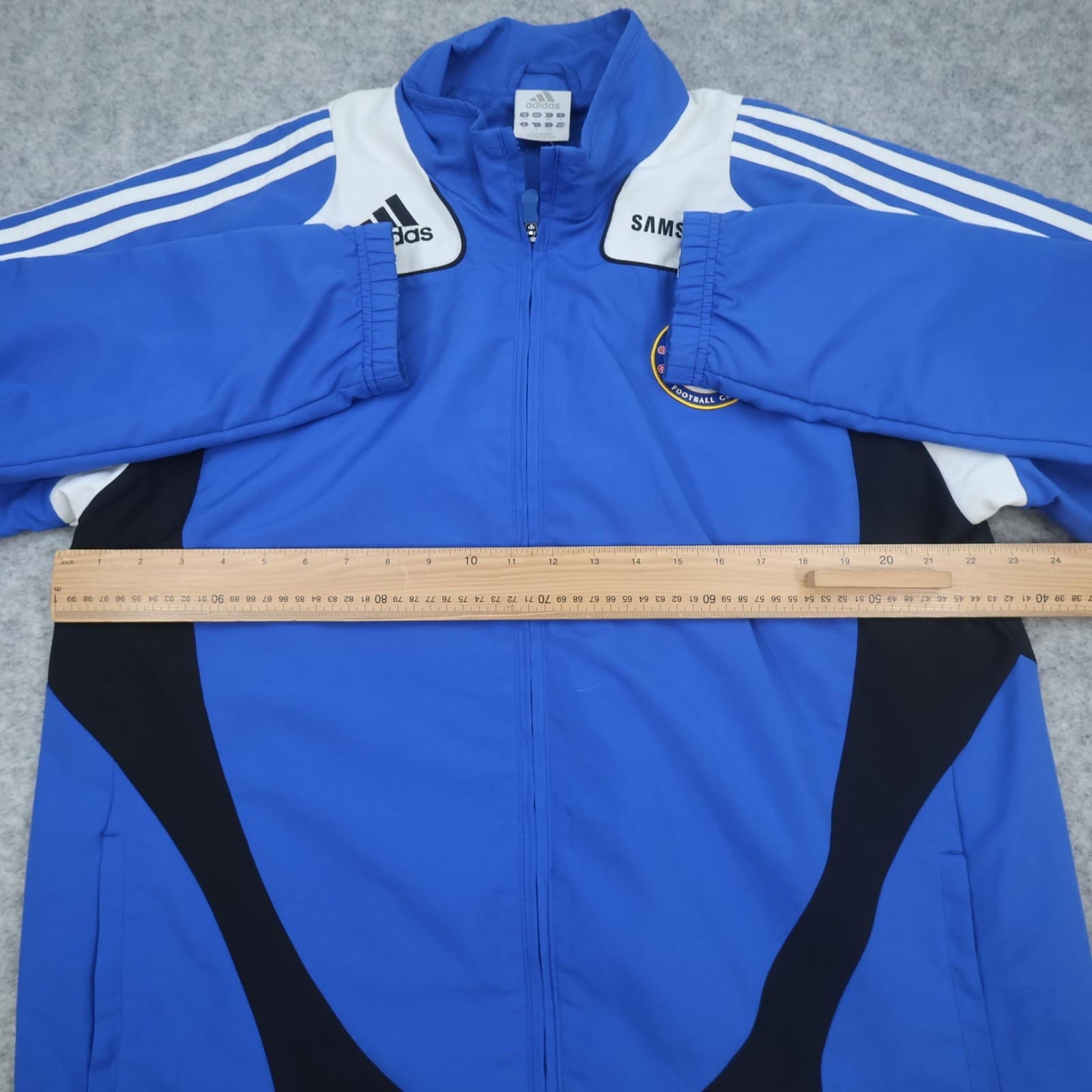 Chelsea FC Jacket Mens Extra Large Football Adidas Samsung Training 2008 2009 photo 8