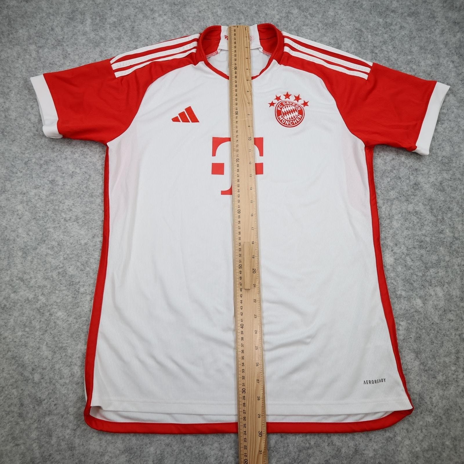 Bayern Munich Shirt Mens Large White Away 2023 2024 Football Adidas Jersey photo 12