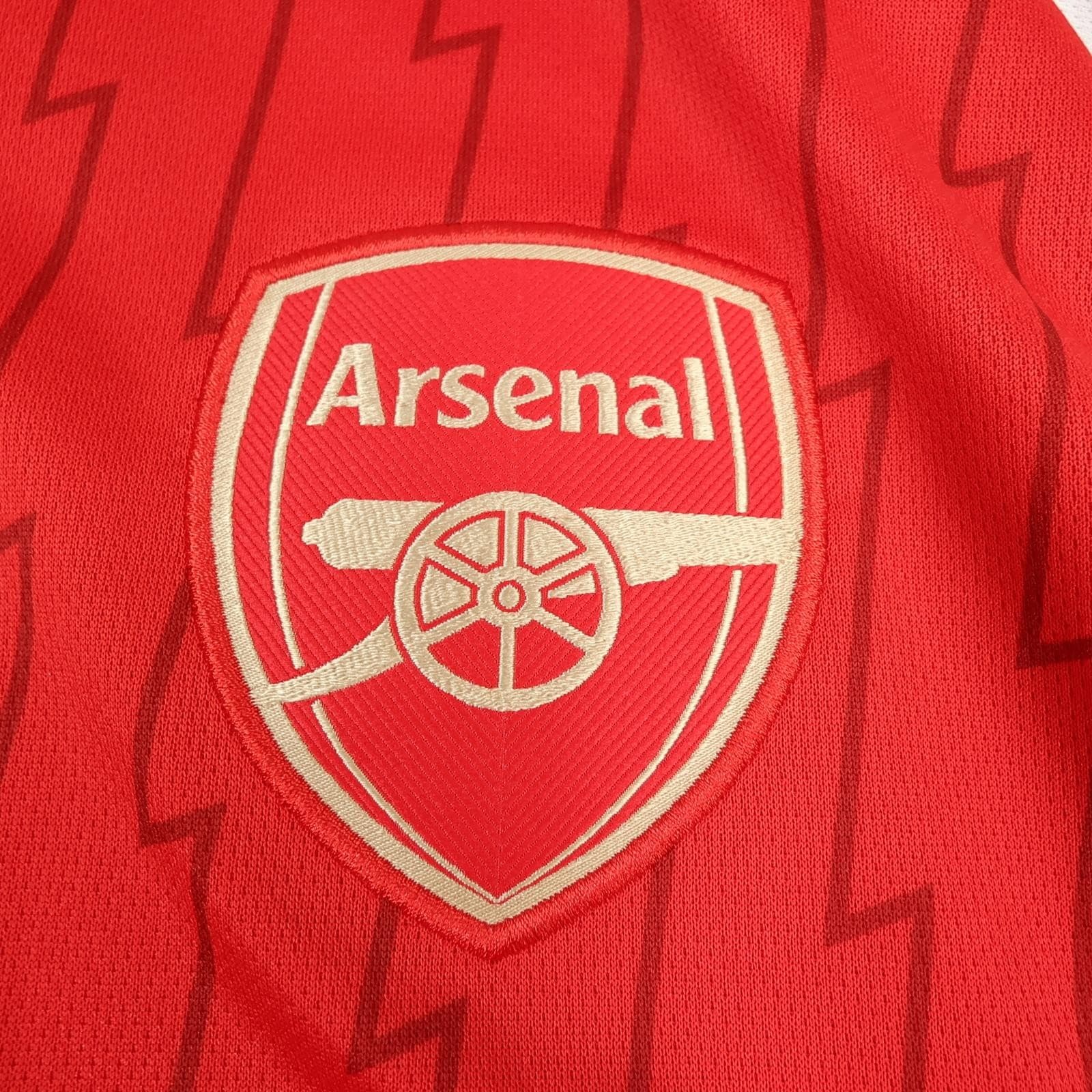 Arsenal Shirt Mens Small Red Home 2023 2024 EPL Football Adidas Rice 41 Jersey photo 6