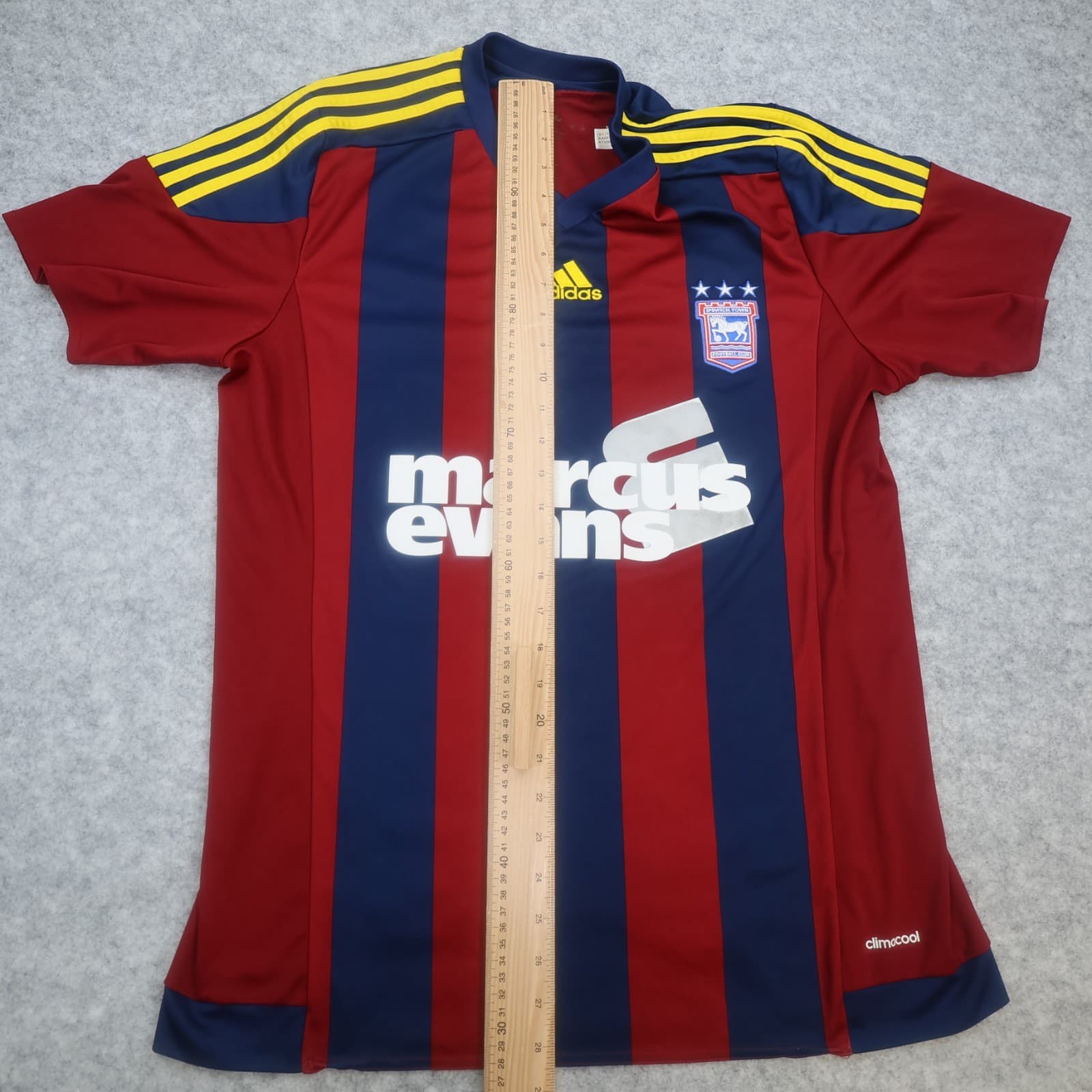 Ipswich Town Shirt Large Burgundy Away Kit 2015 2016 Adidas Jersey Marcus Evans photo 13