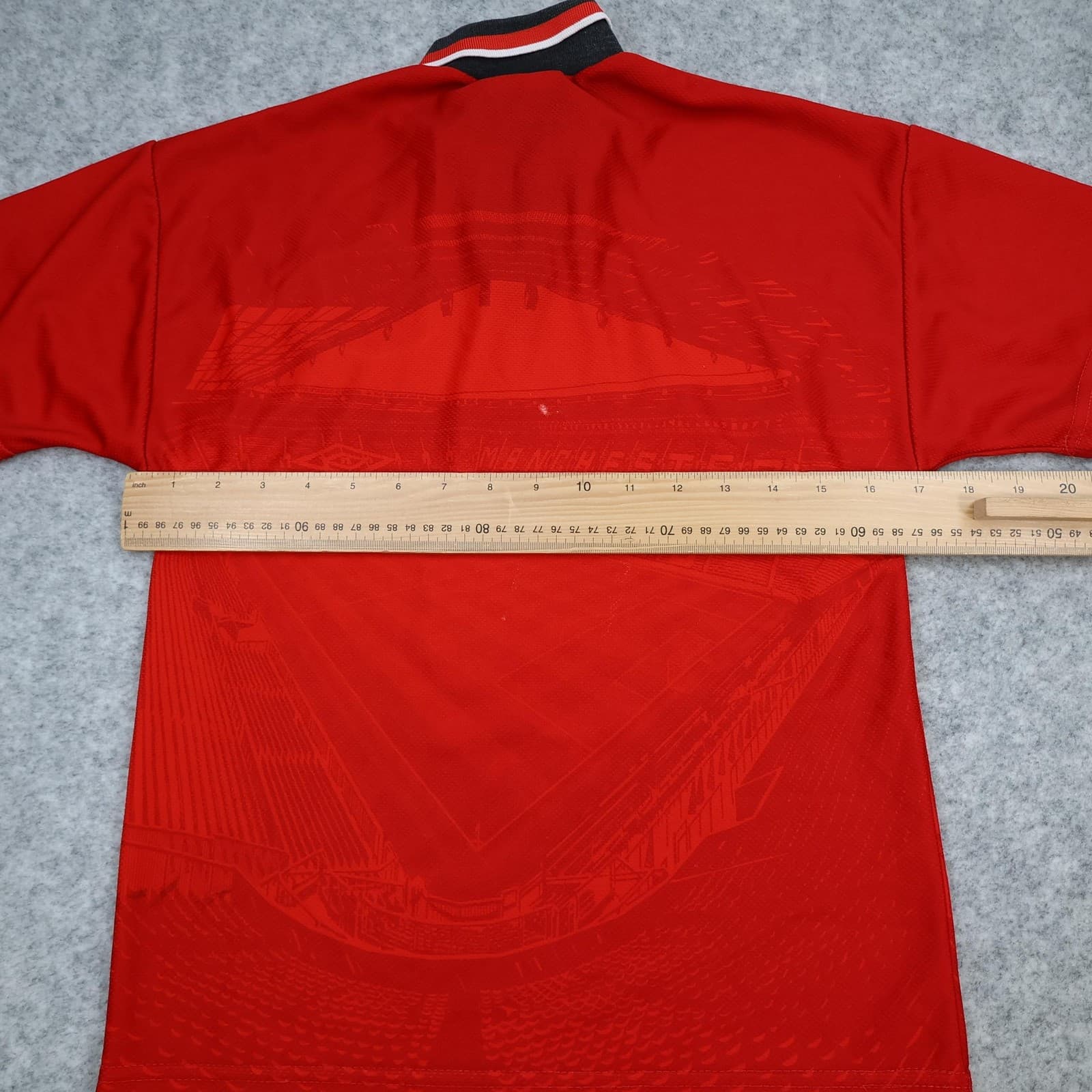 Vintage Manchester United Shirt Kids 12-13 Years Red Home 1996 1998 Umbro Jersey photo 9