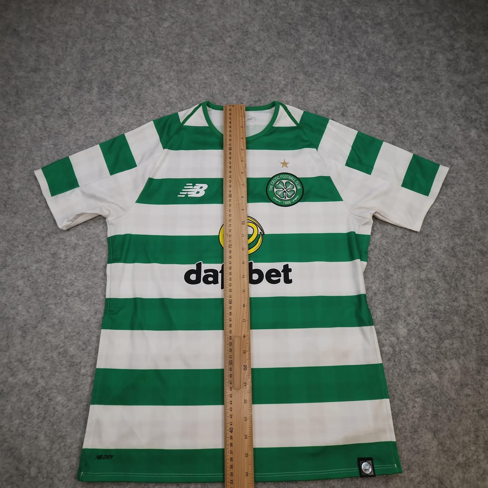 Celtic Shirt Mens Small Green Home 2017 2018 New Balance Jersey Christie 24 photo 12