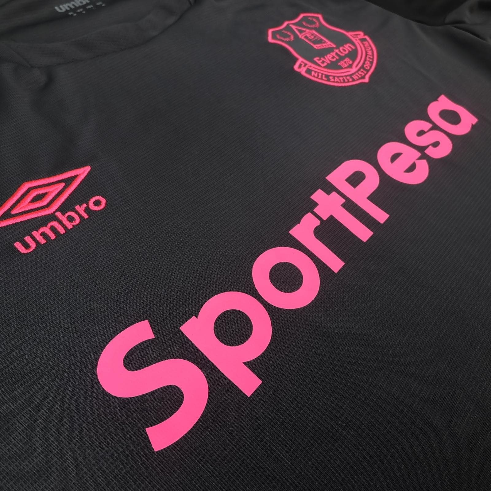 Everton Shirt Mens Medium Grey Away Kit 2018 2019 Football Umbro Jersey photo 7