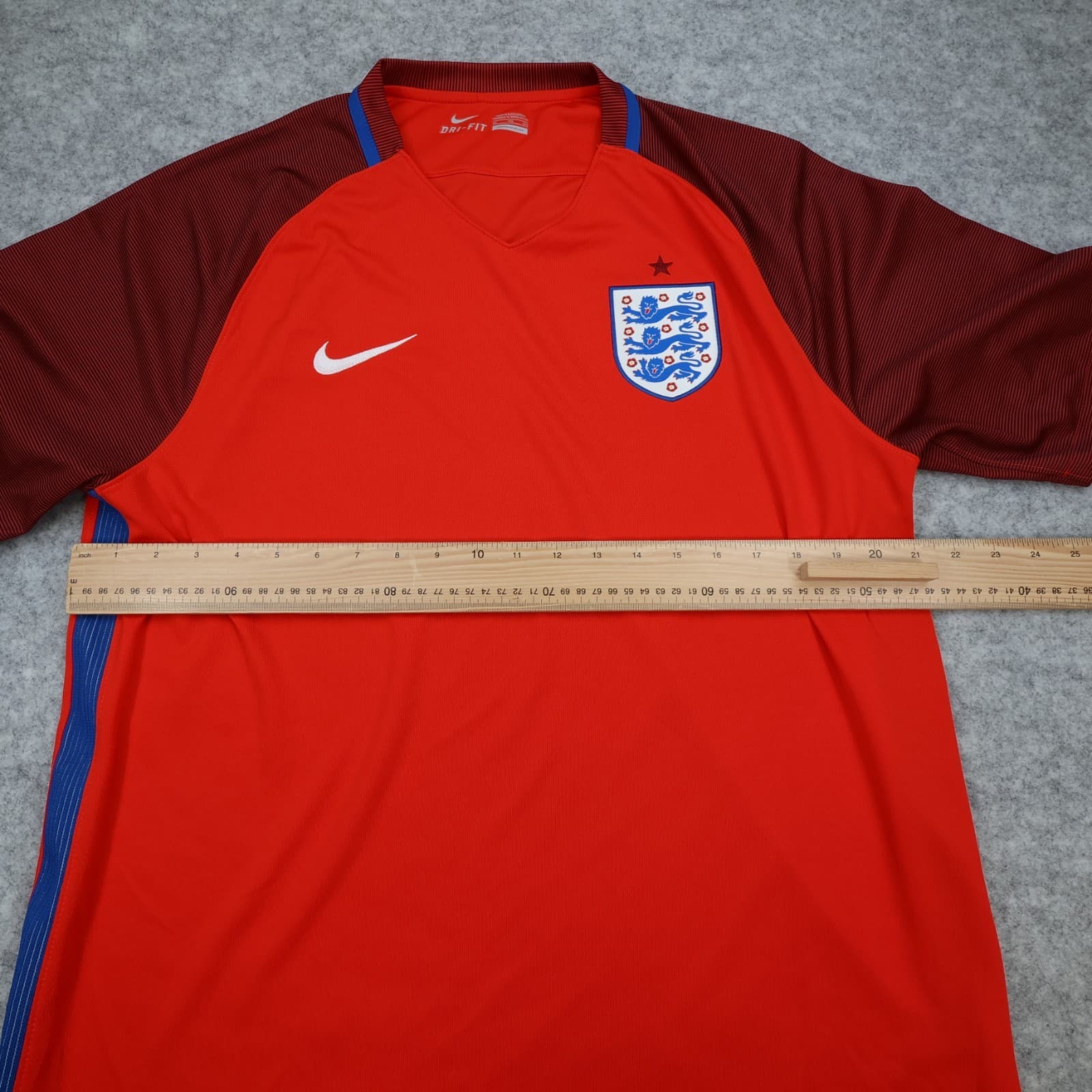 England Football Shirt Extra Large Nike Red Away Kit 2018 2019 Soccer Jersey 796 photo 10