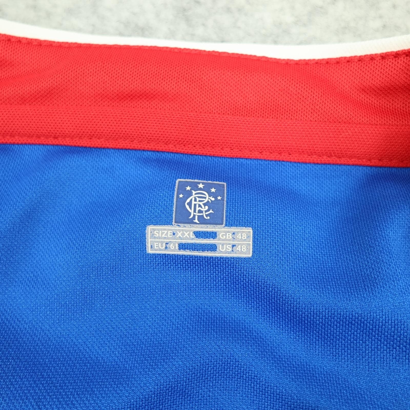 Rangers Shirt Mens 2XL Blue Home SPFL Football Umbro Carling Jersey 2005 2006 photo 7