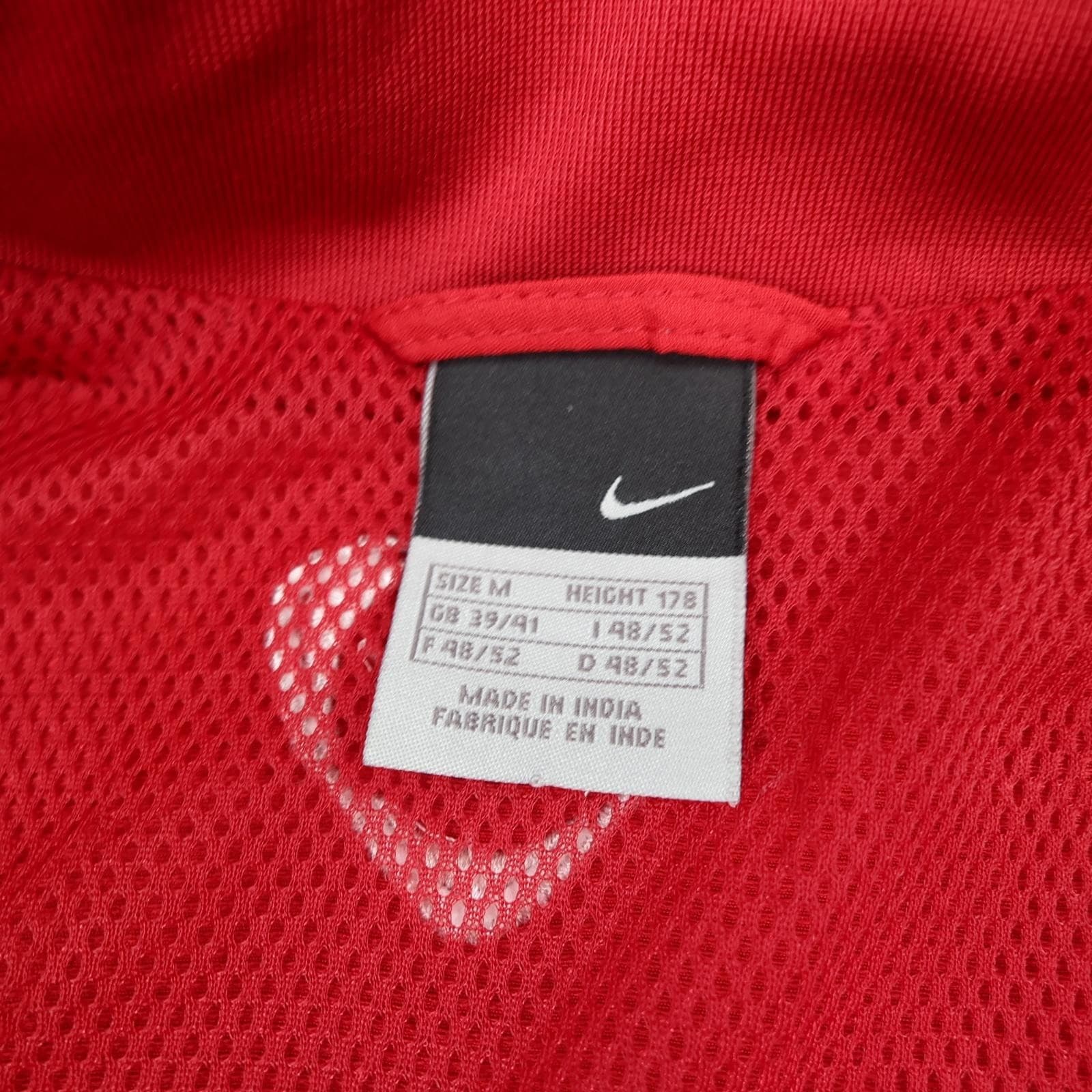 Manchester United Jacket Mens Medium Red 2004 2005 Football Nike Tracksuit Top photo 6