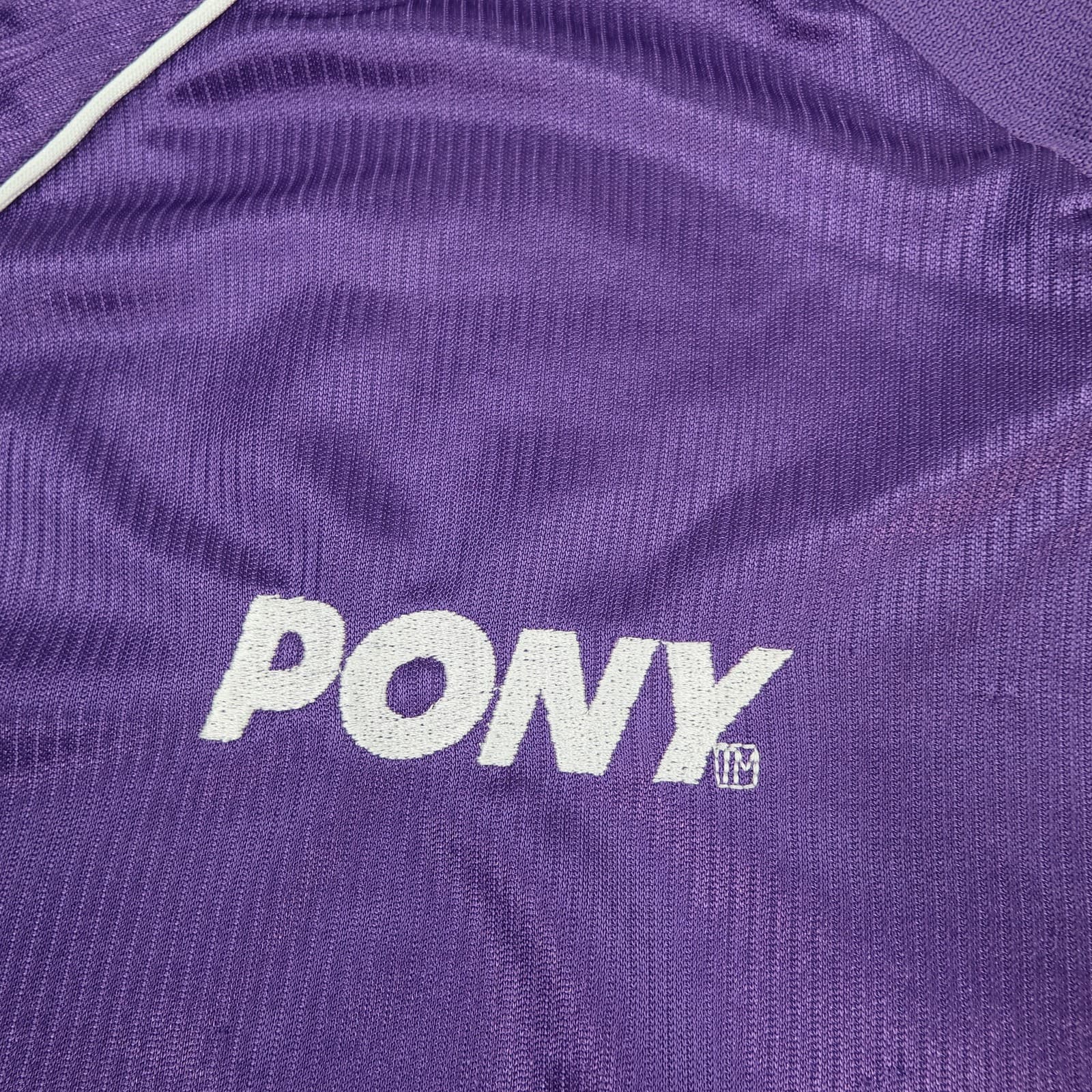 Vintage Tottenham Hotspur Shirt Mens XL Purple Away 1998 1999 Football Pony HP photo 5