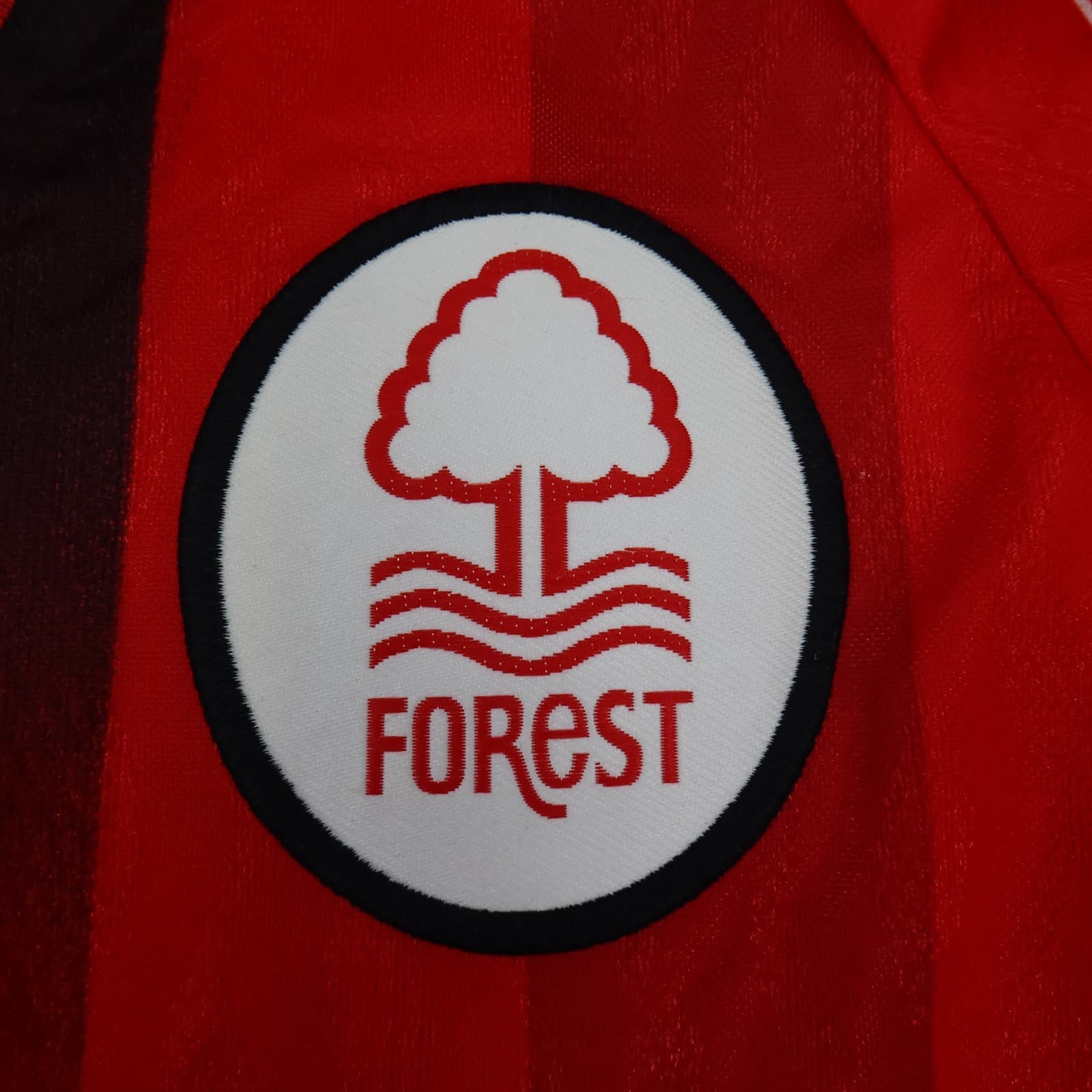 Vintage Nottingham Forest Shirt Large Red Home Kit 1996 1997 Umbro Soccer Jersey photo 4
