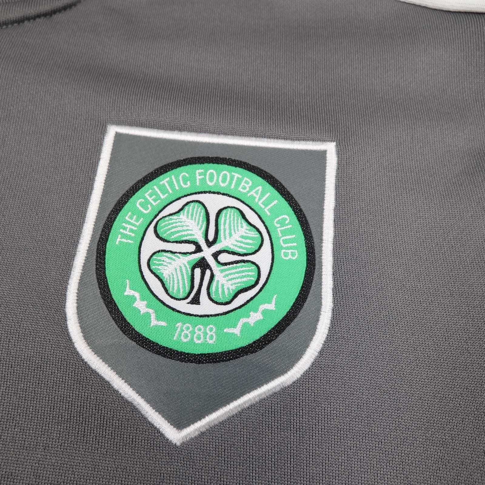 Celtic Training Top Mens Large Grey SPFL Football Adidas Aeroready 1/4 Zip 22 23 photo 3