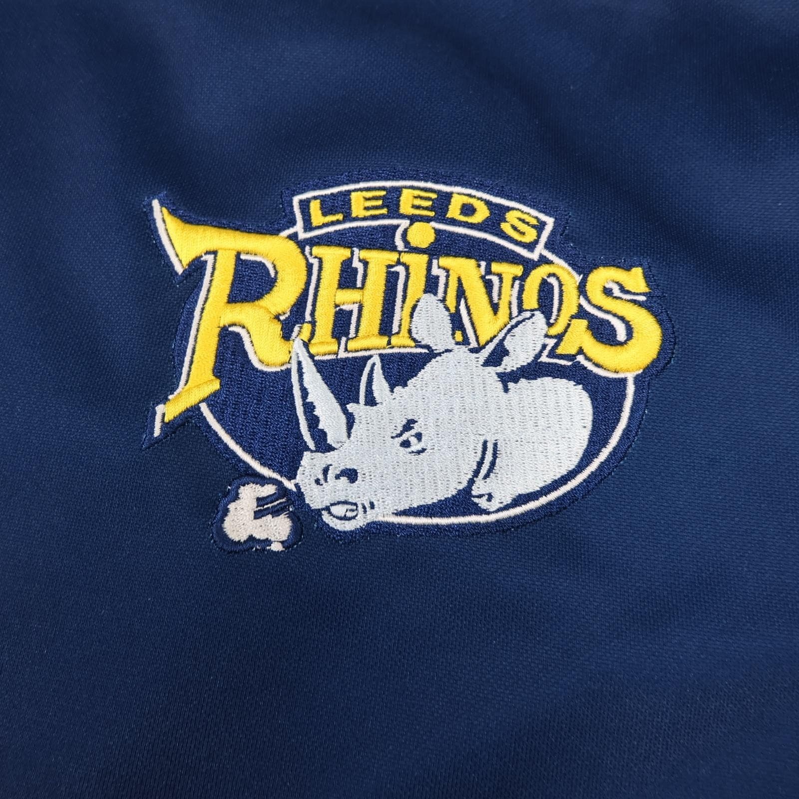 Leeds Rhinos Rugby Shirt Mens 2XL Blue Rugby League Oxen 2023 Jersey photo 4