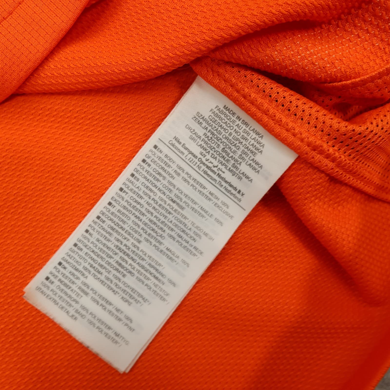 Netherlands Football Shirt Large Orange Home Kit Nike 2010 2011 Soccer Jersey photo 8