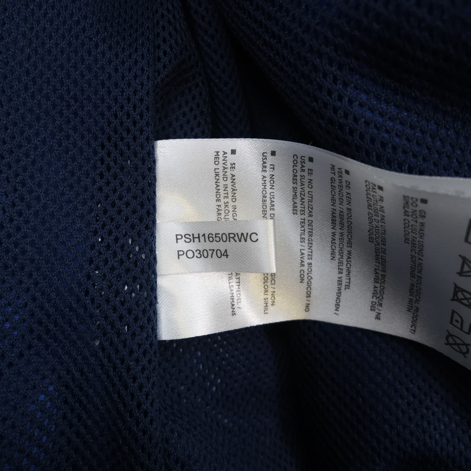 Vintage England Rugby Jacket Large Blue Rain Coat Waterproof Musto 2015 photo 9