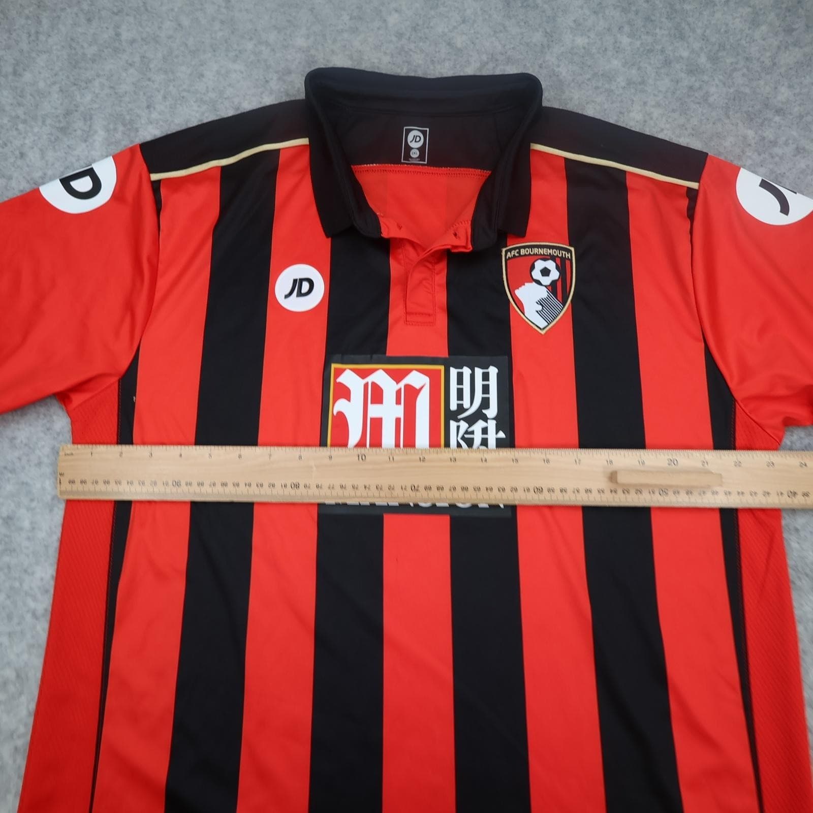Bournemouth Shirt Mens 2XL Red Home 2015 2016 EPL Football JD Mansion Jersey photo 9