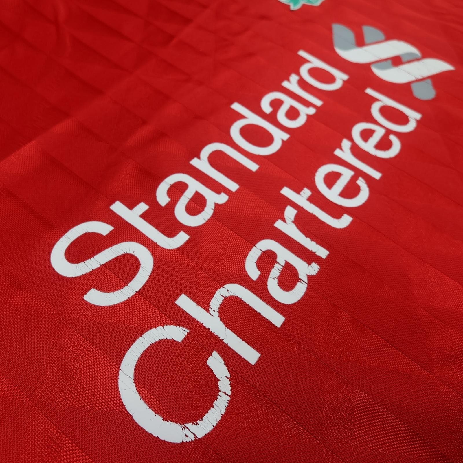 Liverpool Shirt Mens 2XL Red Home 2010 2012 Football Adidas Standard Chartered photo 7