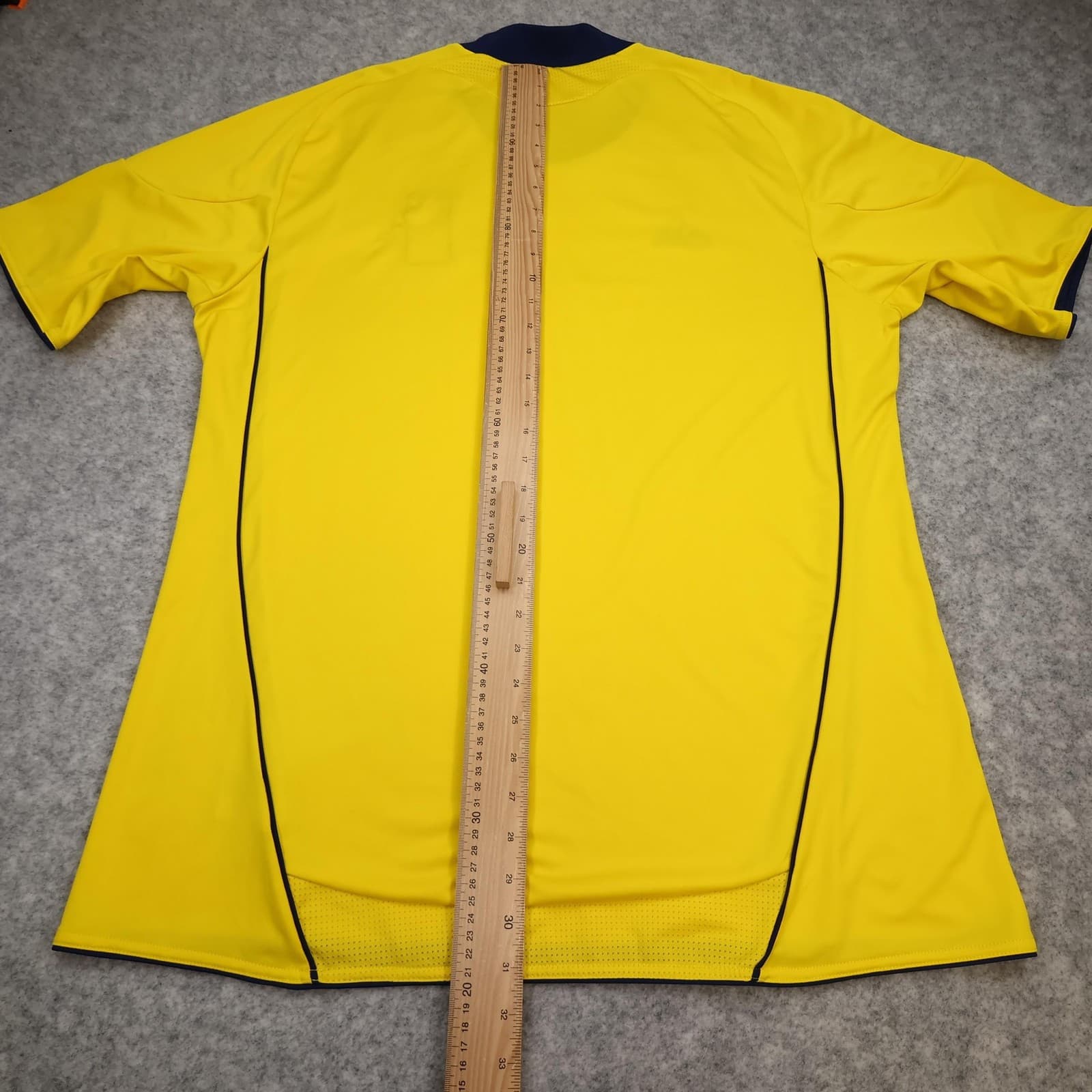 Scotland Away Shirt Mens Extra Large Yellow 2010 2011 Football Soccer Jersey photo 10