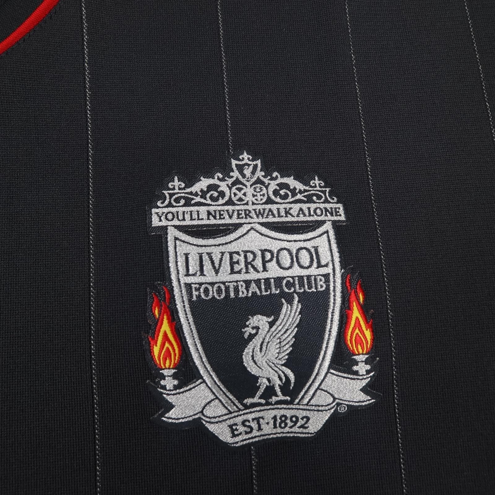 Liverpool Shirt Mens XL Black Away Kit 2011 2012 EPL Football Adidas Kuyt 18 photo 7