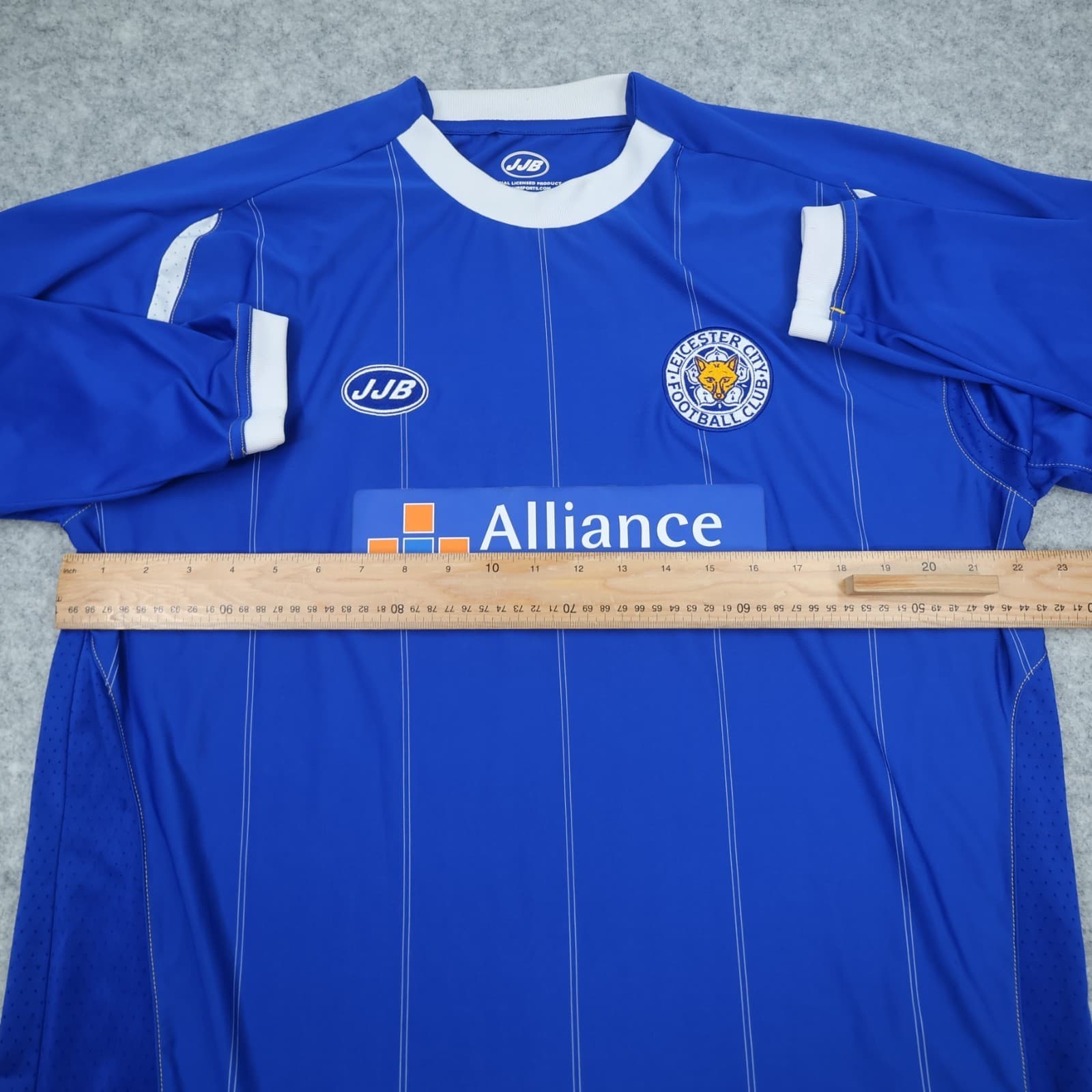 Leicester City Shirt Large Blue Home Kit 2005 2006 Soccer Jersey JJB Long Sleeve photo 10