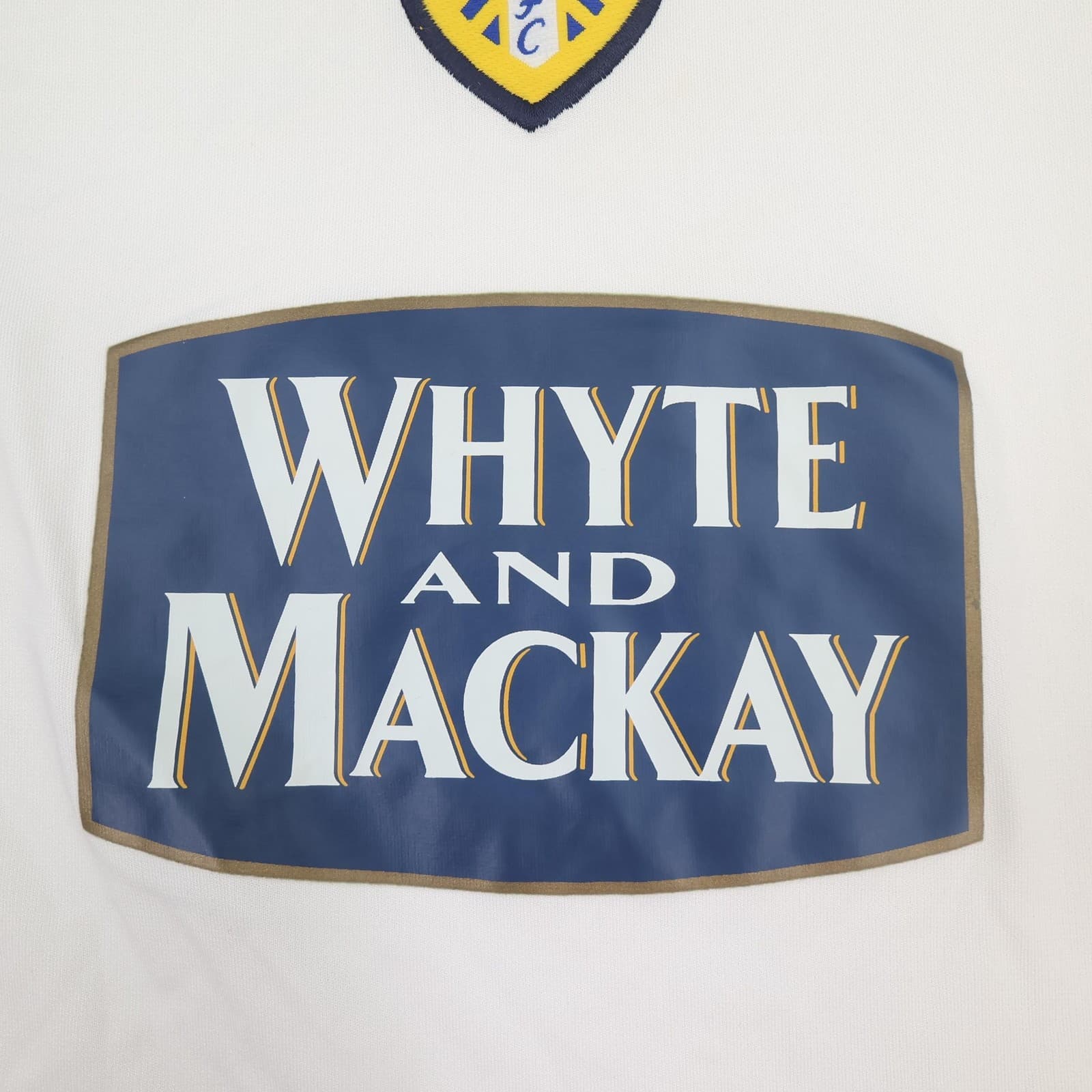 Vintage Leeds United Shirt Mens 3XL White Home 2004 2005 Diadora Whyte & Mackay photo 5