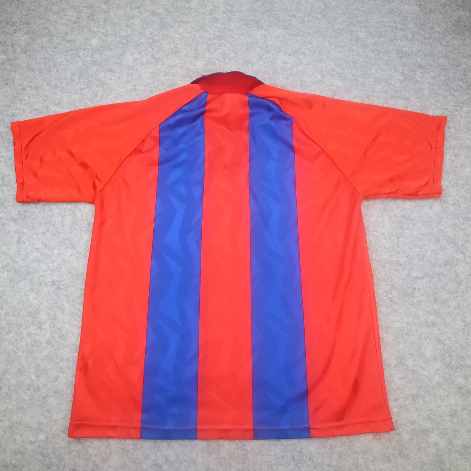 Vintage Crystal Palace Shirt Large Red Blue Home Kit 1993 1994 Ribero Jersey photo 2