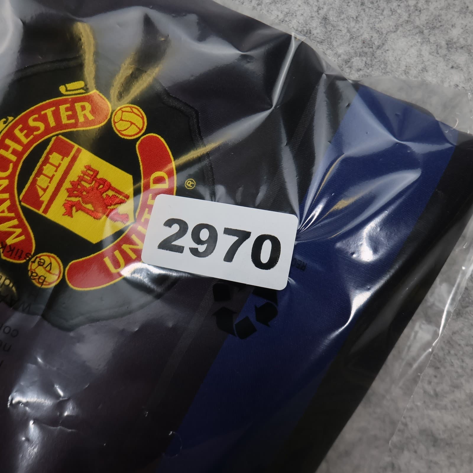 Manchester United Shirt Medium Black Blue Training  Kit 2009 2010 Nike Jersey photo 15