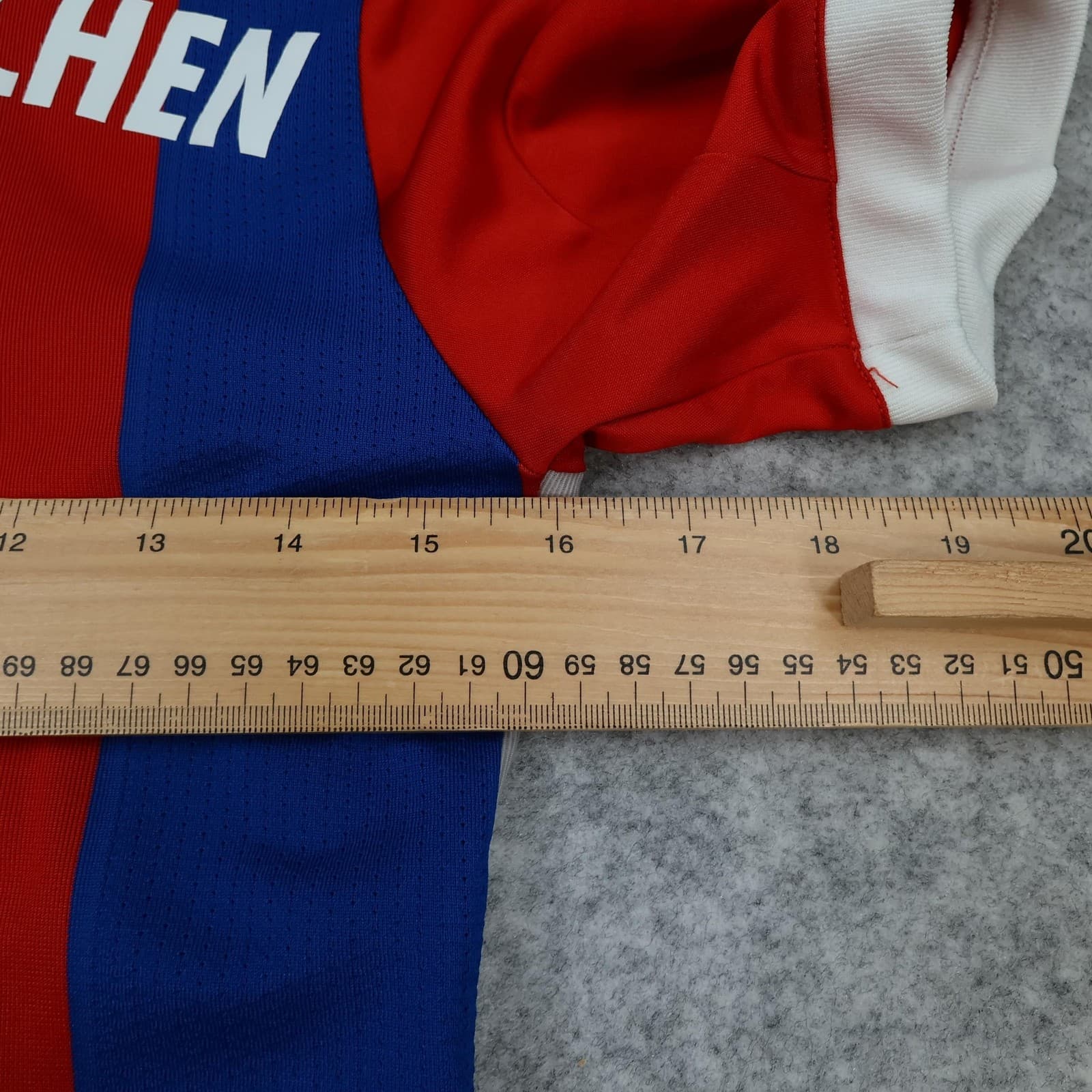 Bayern Munich Shirt Kids 13-14 Years Red Home Kit 2014 2015 Adidas Soccer Jersey photo 11