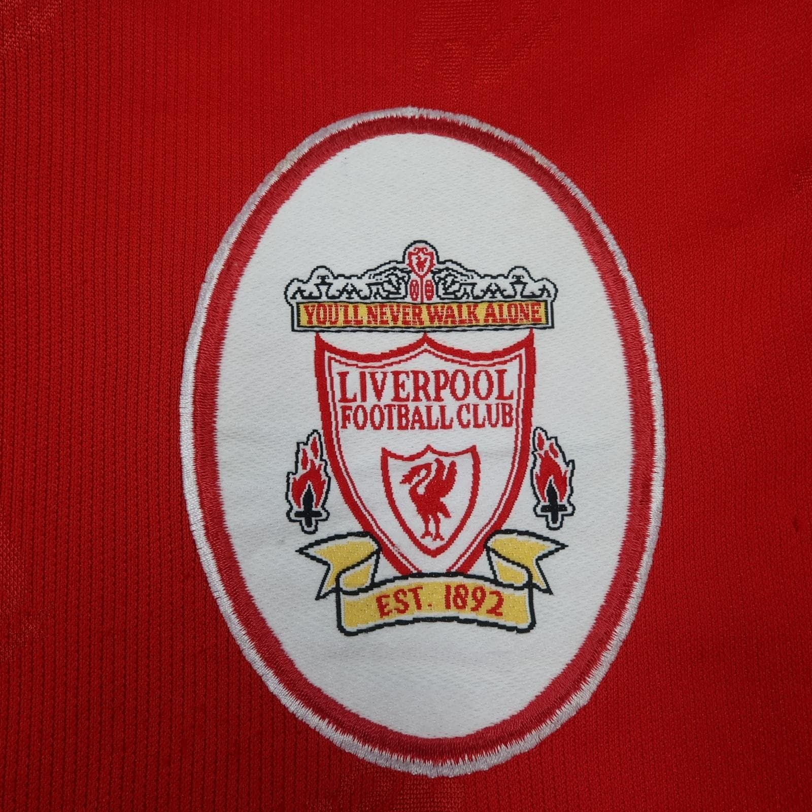 Vintage Liverpool Shirt Mens Medium Red Home 1996 1998 Football Reebok Carlsberg photo 4