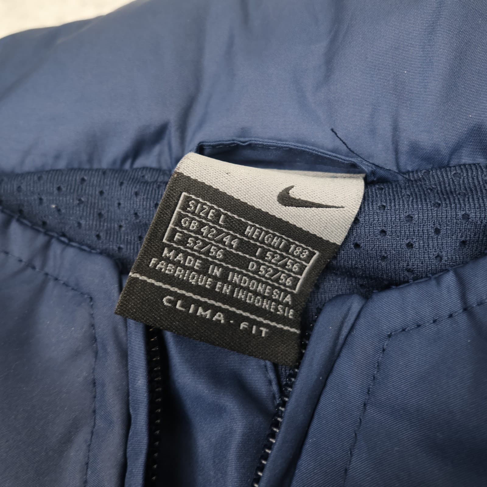Vintage Arsenal Football Jacket Large Blue Training Jacket Nike 2003 2004 photo 8