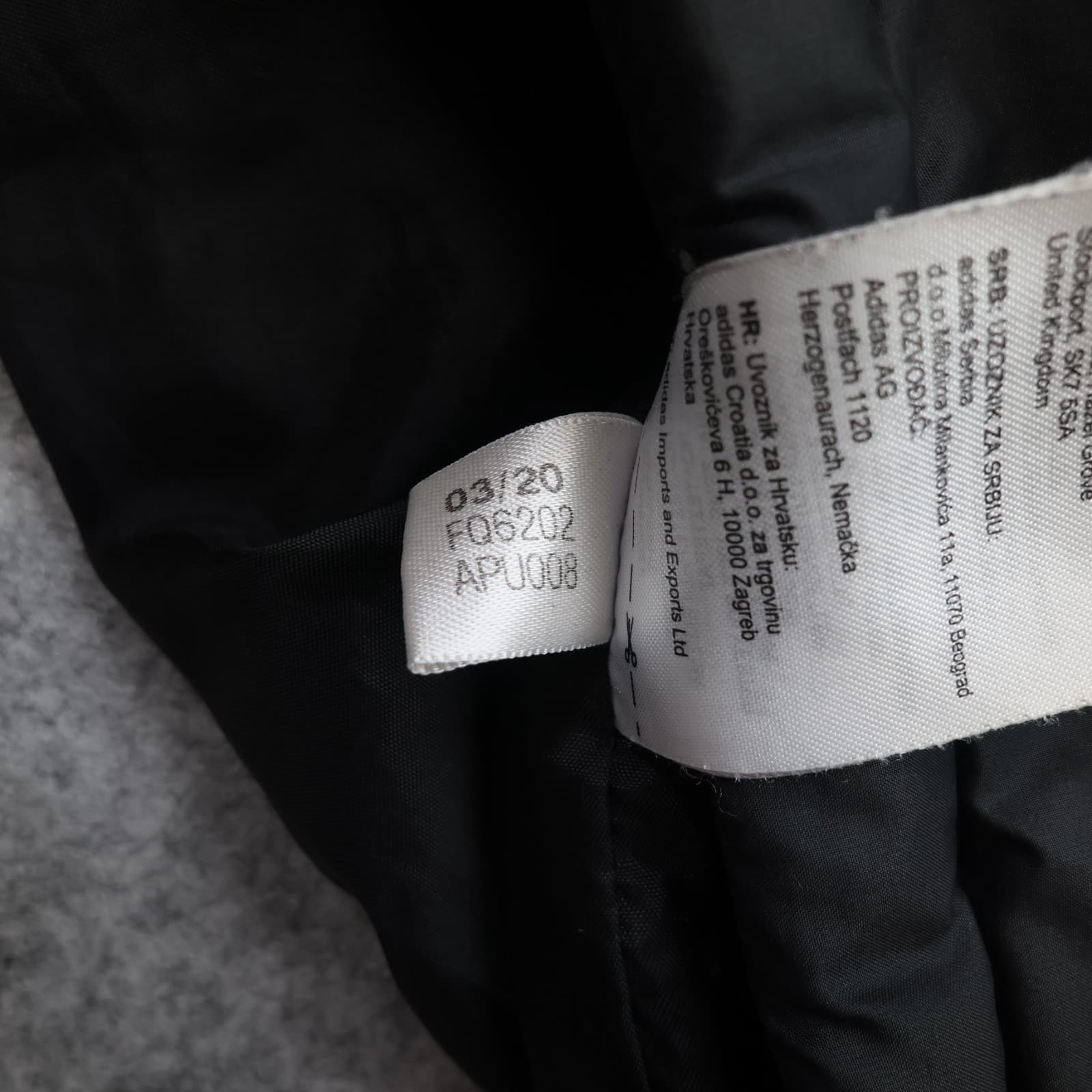 Arsenal Jacket Large Black Winter Adidas Padded Long Bench Coat 2020 2021 photo 9