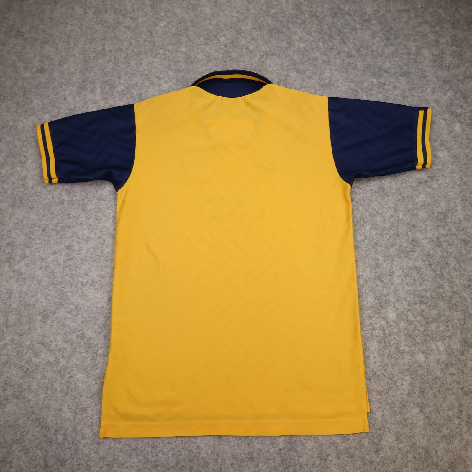 Vintage Arsenal Shirt XL Boys Yellow Away 1996 1997 Football Nike JVC Jersey photo 2