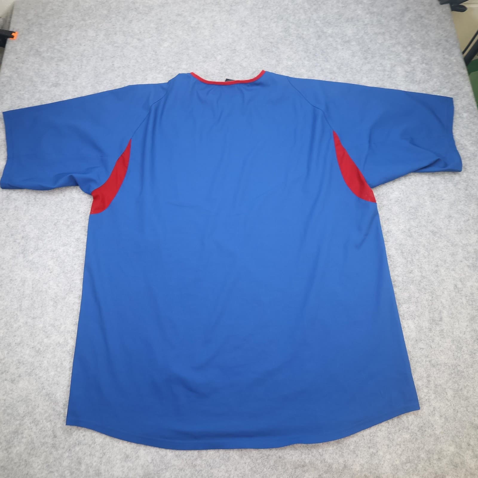 Vintage Barcelona Training Shirt Mens 2XL Blue Red 2002 2003 Nike Soccer Jersey photo 2