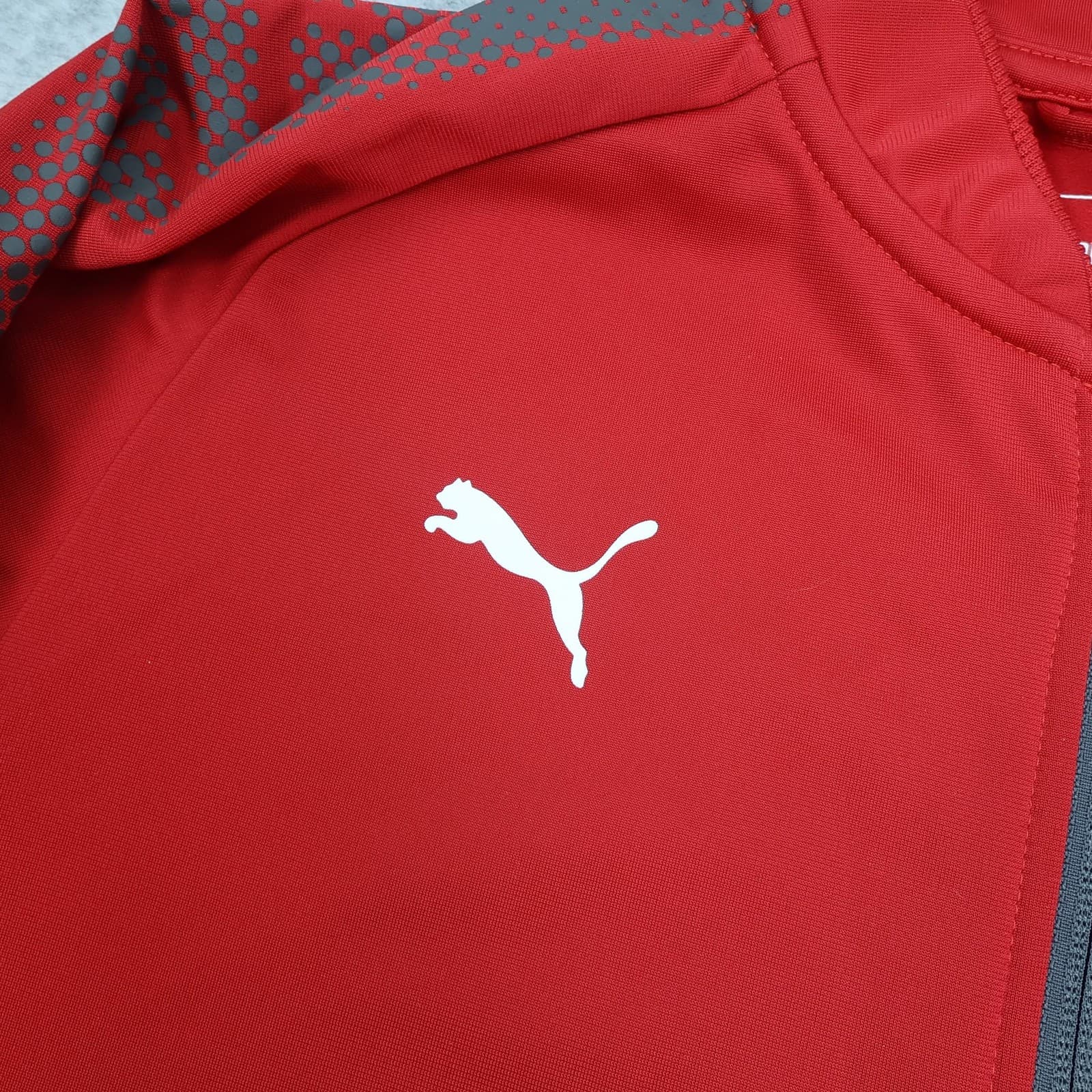 Arsenal Jacket Womens Size 14 Red EPL 2017 2018 Puma Full Zip Training photo 4