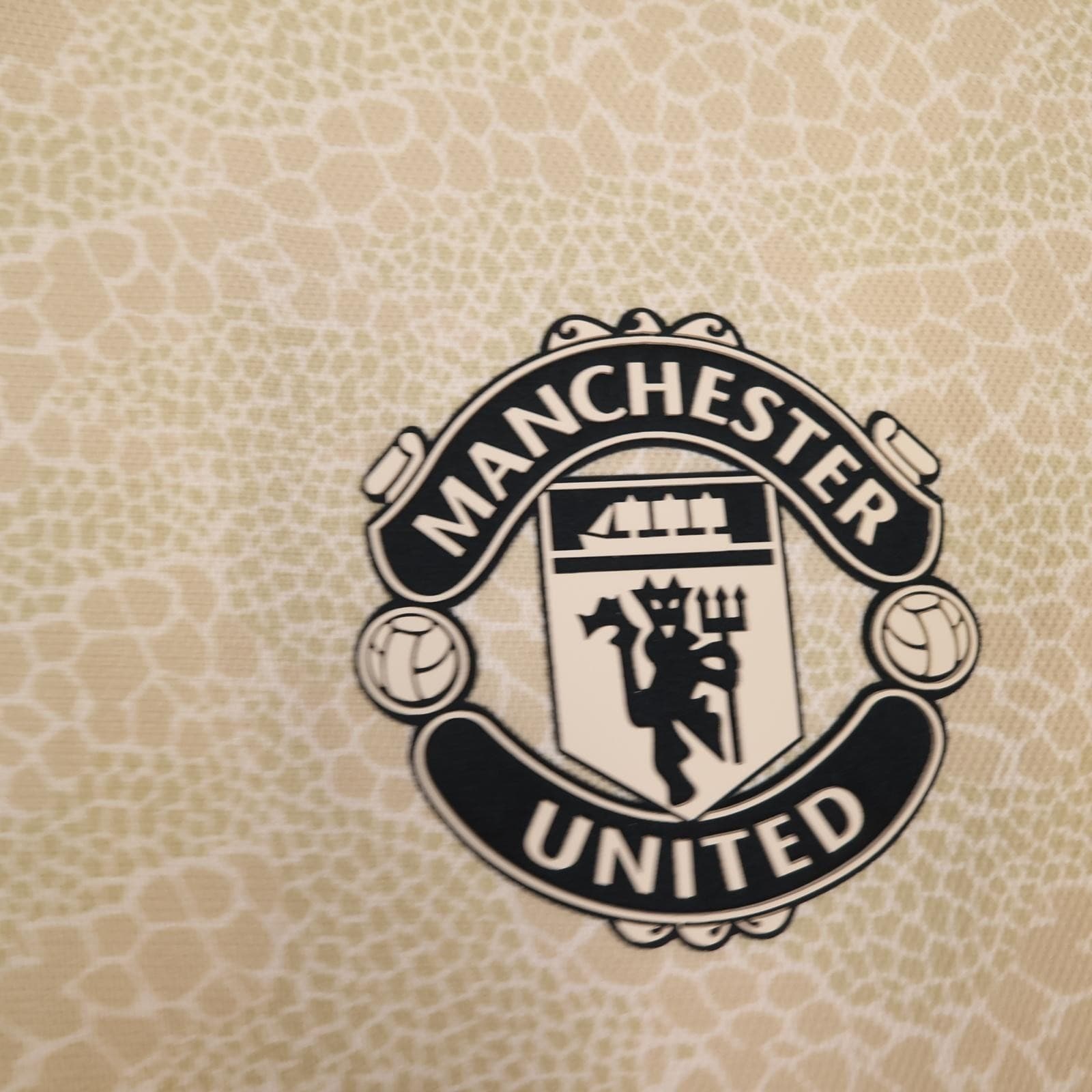 Manchester United Away Shirt Mens XL Beige 2019 2020 Football Adidas Rashford 10 photo 4