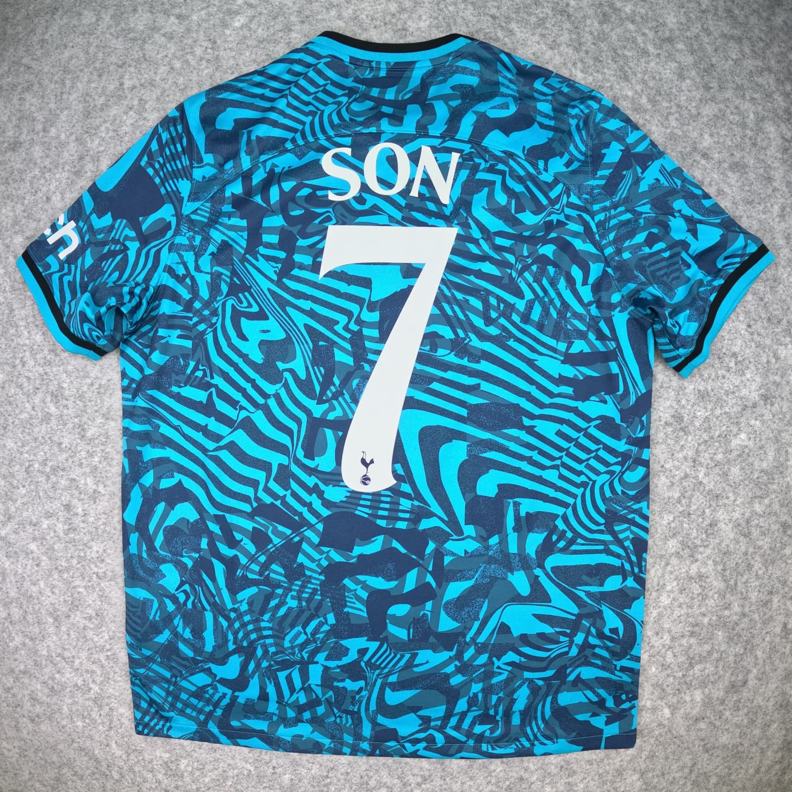Tottenham Hotspur Football Shirt Large Blue Third 2022 23 Nike Son Jersey Spurs