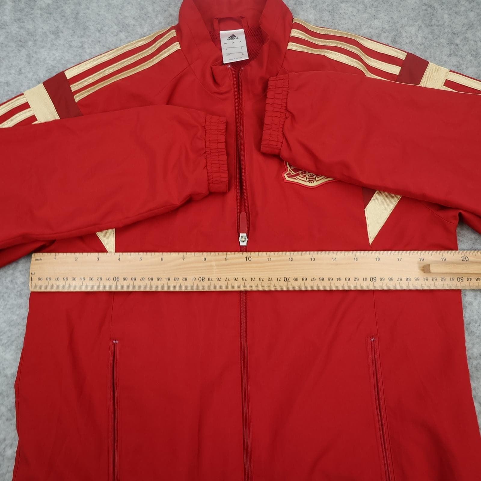 Spain Jacket Mens Medium Red 2013 2014 Football Adidas Track Top Training photo 8