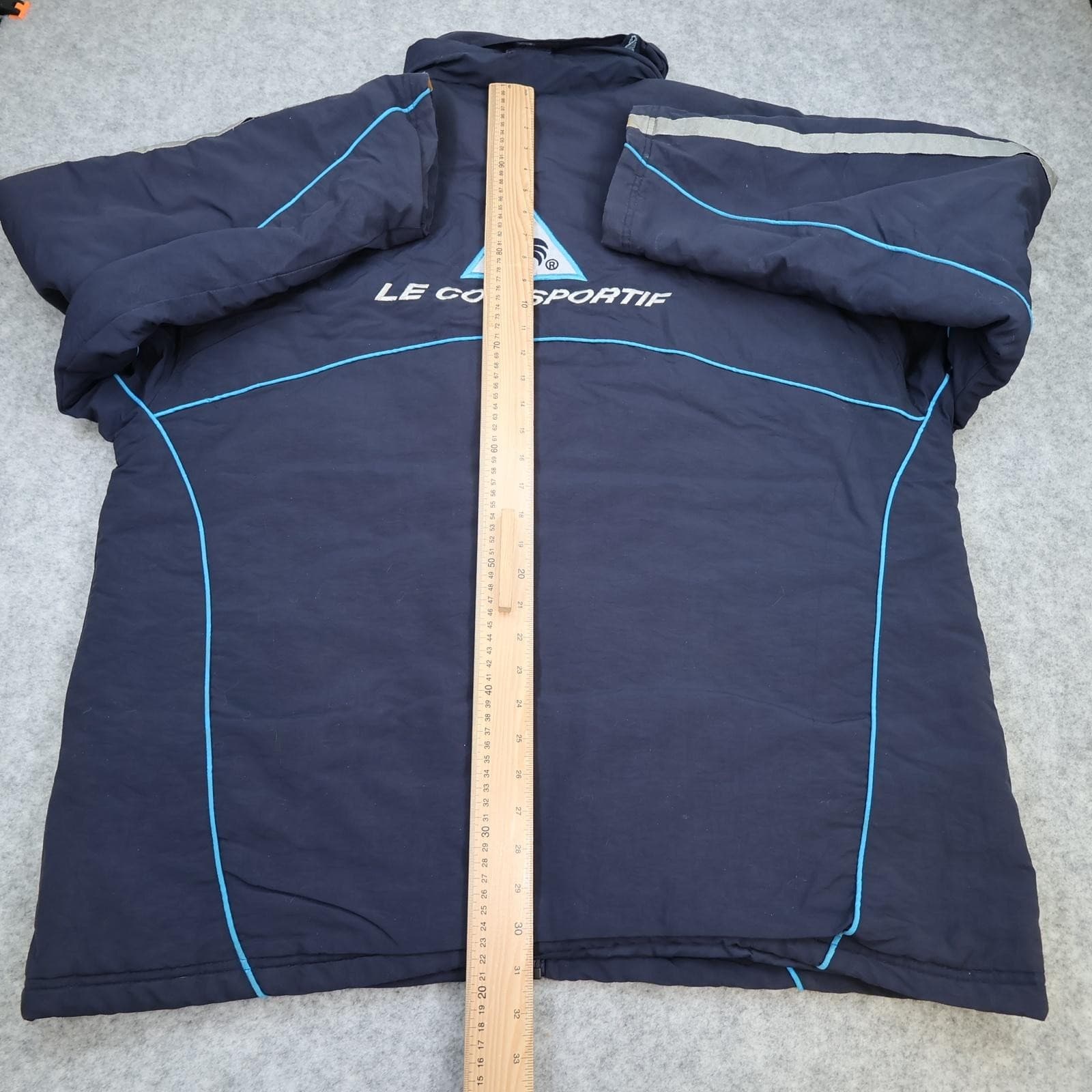 Vintage Manchester City Jacket Mens 2XL Navy EPL 2002 2003 Le Coq Sportif Eidos photo 15