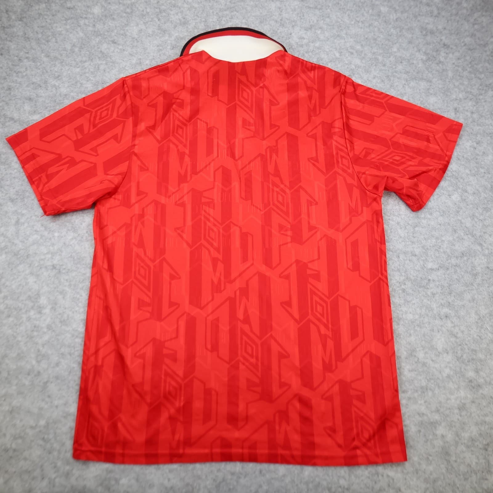Vintage Manchester United Shirt Large Red Home Kit 1992 1994 Umbro Jersey photo 2