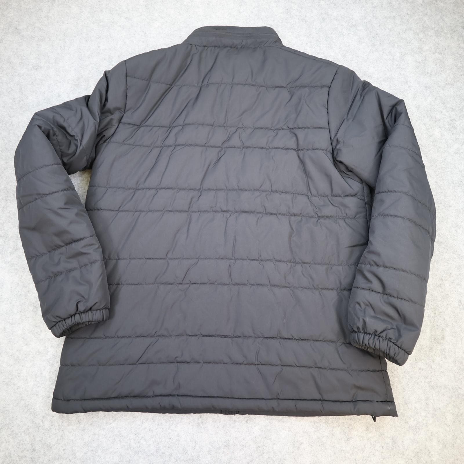 West Ham United Jacket Mens Large Black Football Umbro Hooded Padded Winter Coat photo 2