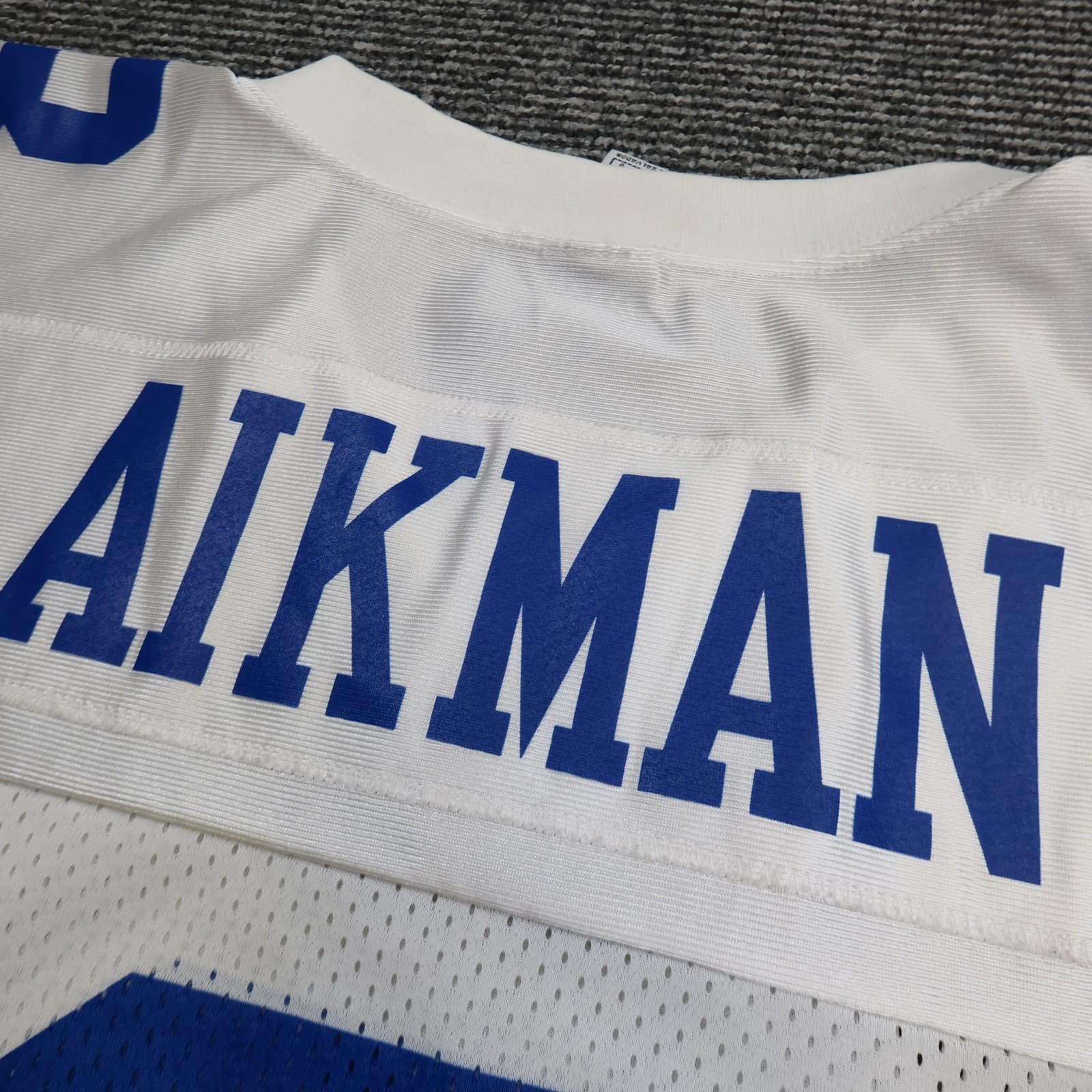 Dallas Cowboys Jersey Large Nike Navy Troy Aikman NFL 1995 American Football photo 8