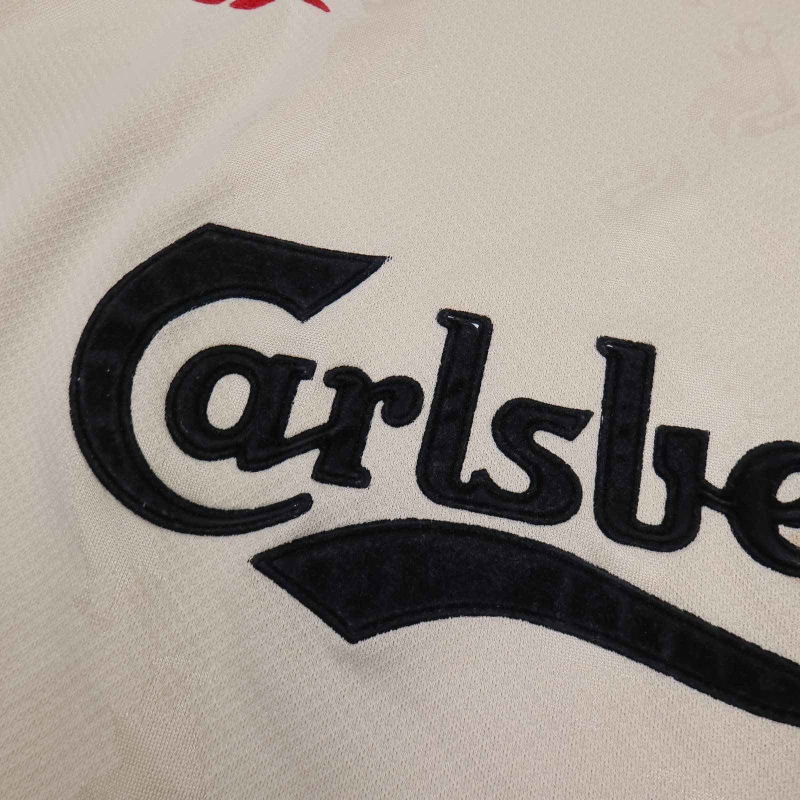 Vintage Liverpool Shirt Large Beige Away Kit 1996 1997 Reebok Jersey 42/44 photo 10