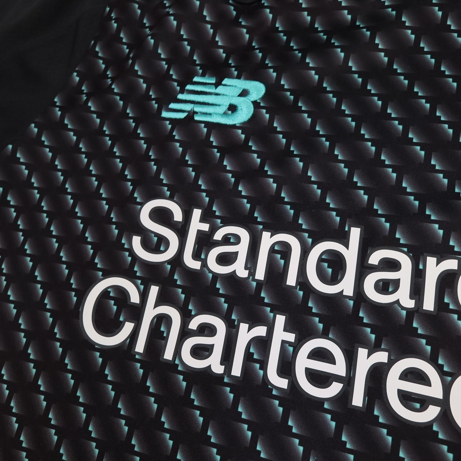 Liverpool Shirt Mens Medium Black 3rd Kit 2019 2020 Football New Balance Jersey photo 4