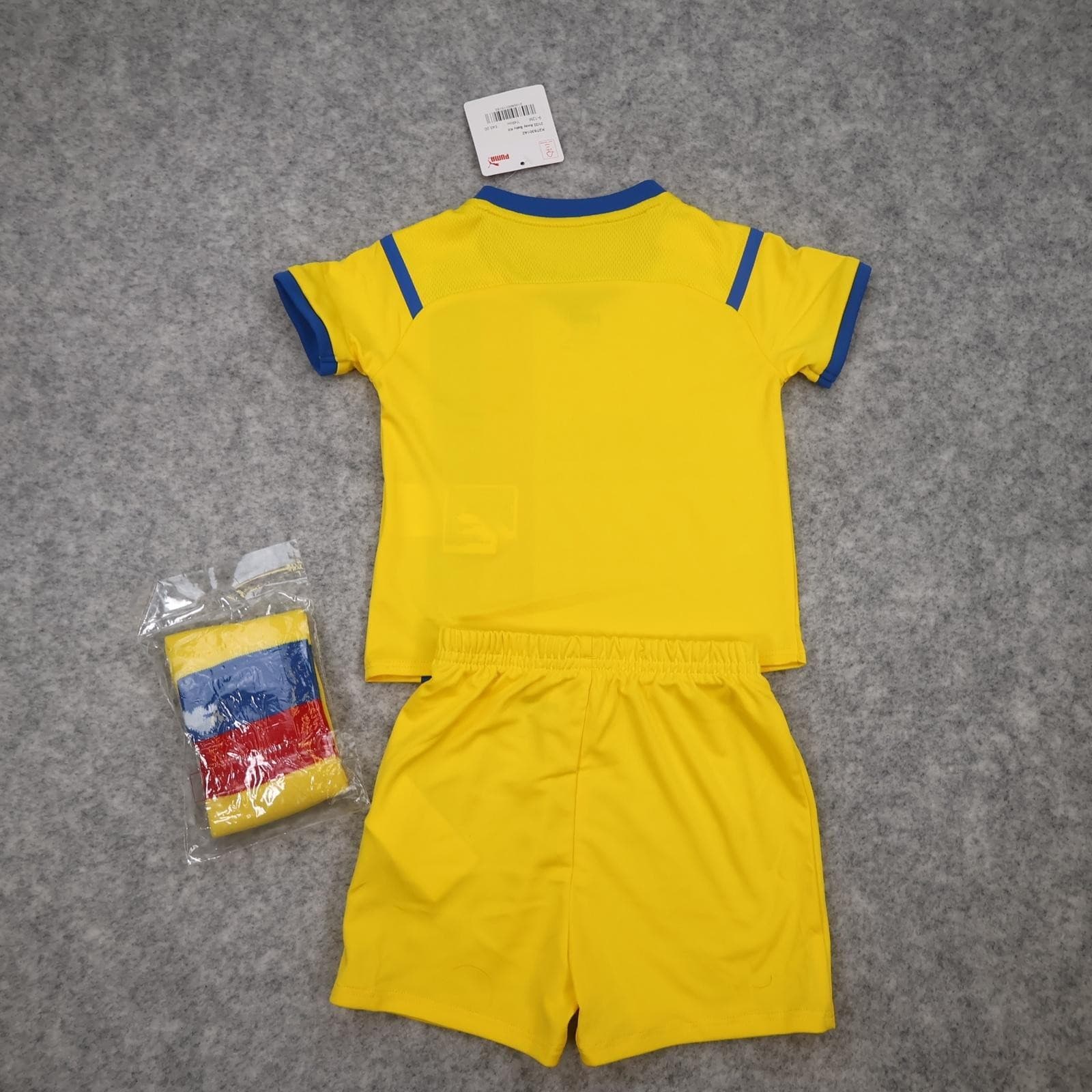 Crystal Palace Baby Kit 9-12 Months Yellow Away 2021 2022 Football Puma Utilita photo 2