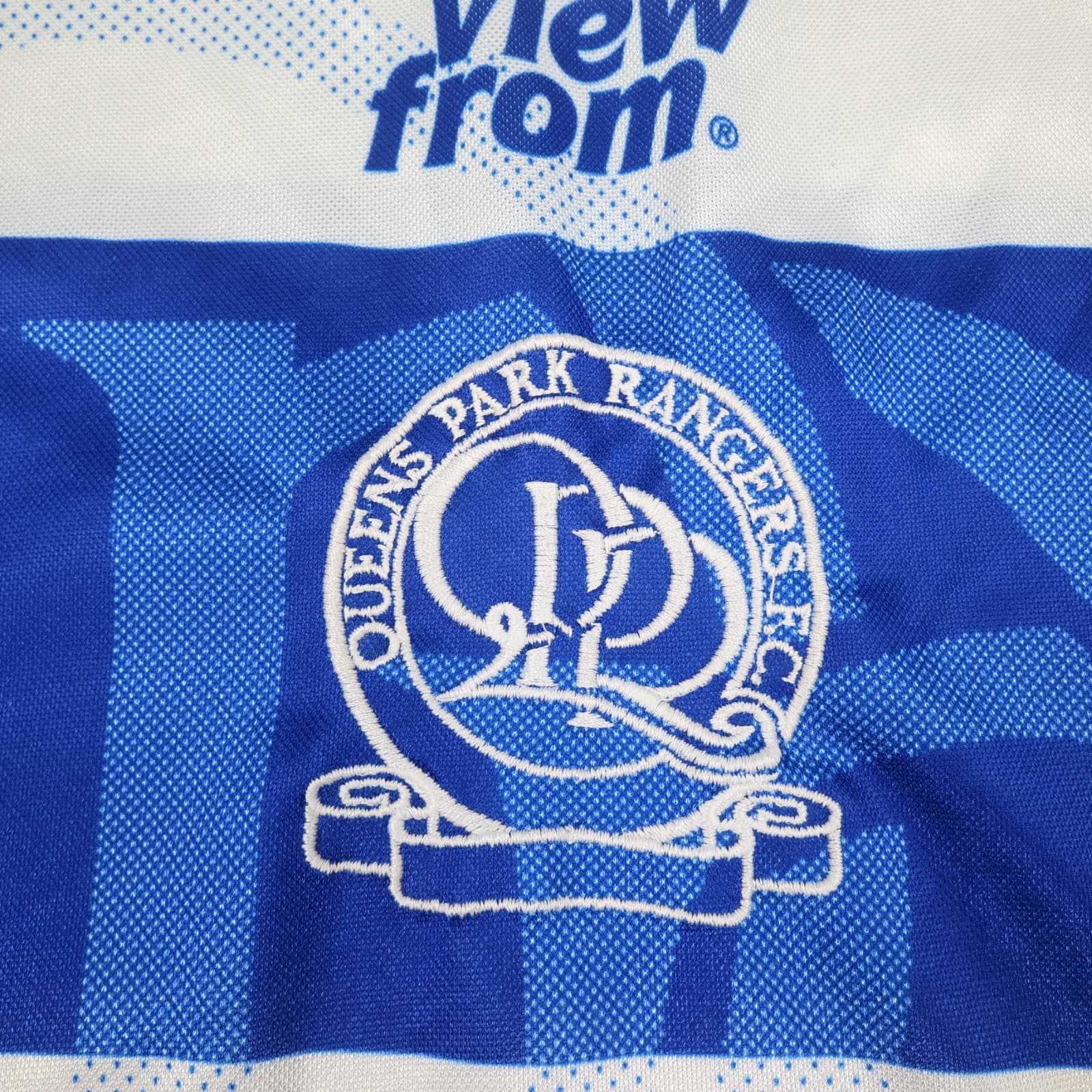 Vintage QPR Home Shirt Extra Large Blue 1995 1996 Compaq Soccer Jersey 42/44 photo 4