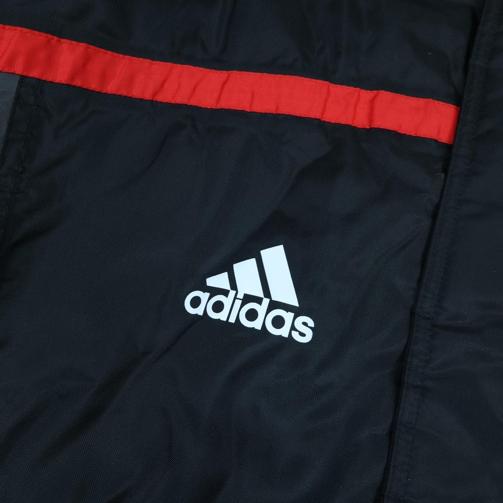 Vintage AC Milan Jacket Mens Medium Black Grey 2000 2001 Adidas Opel Bench Coat photo 4