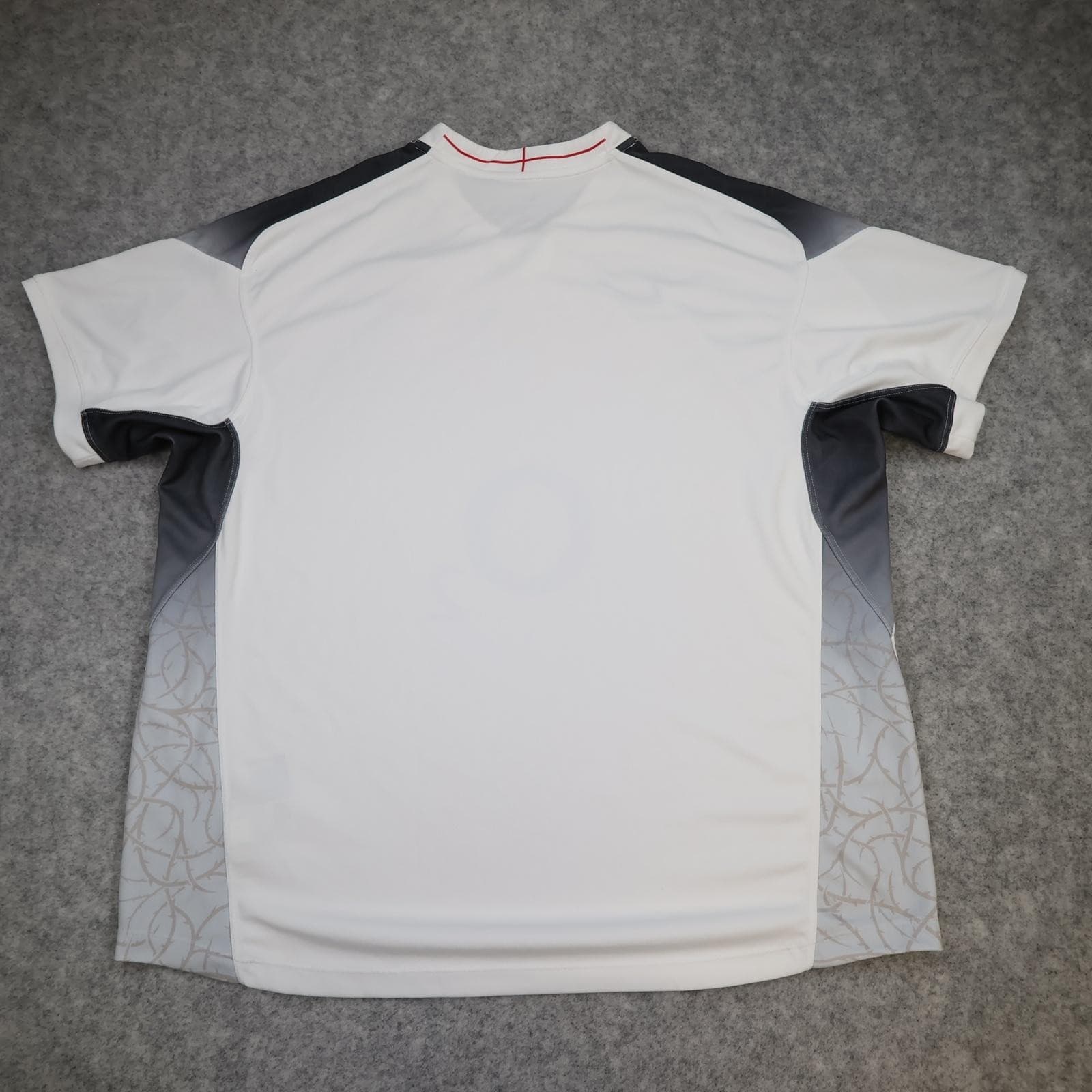 England Rugby Shirt Mens XL White Grey 2010 2011 Rugby Union Nike O2 Jersey photo 2