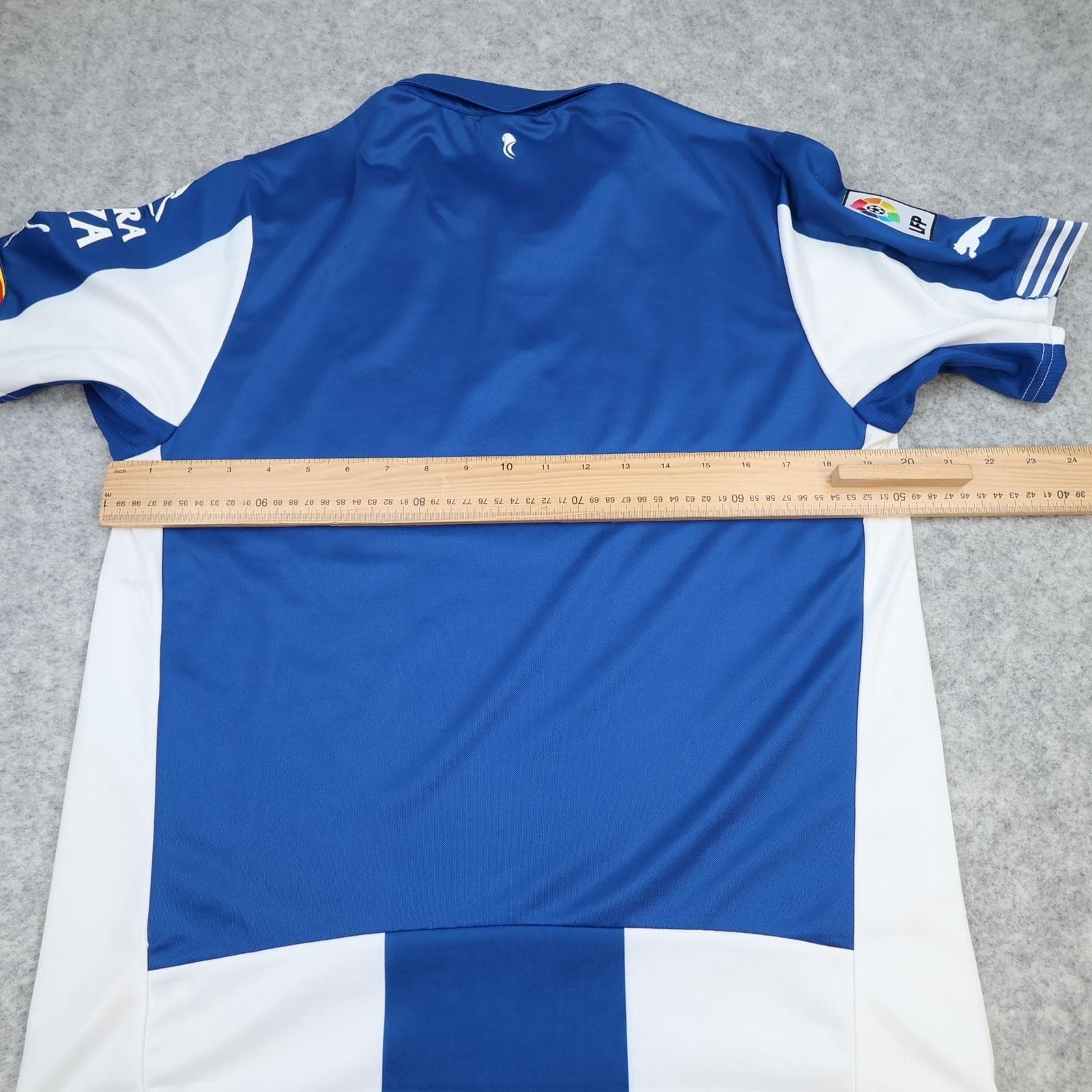 Espanyol Shirt Mens Medium White Home 2014 2015 La Liga Puma Soccer Jersey photo 11