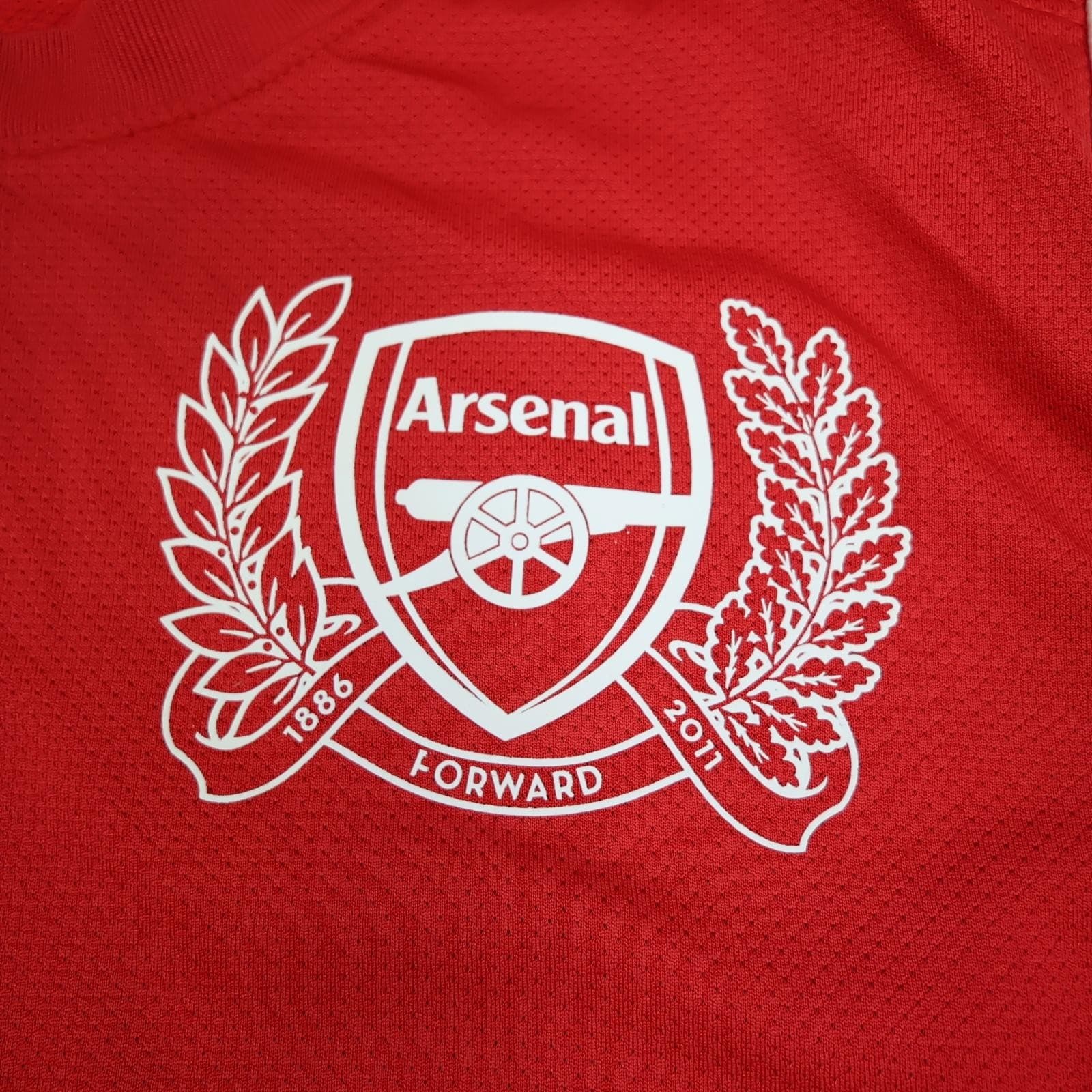 Arsenal Shirt Kids XL 13-15 Years Red Home 2011 2012 Nike Fly Soccer Jersey photo 6