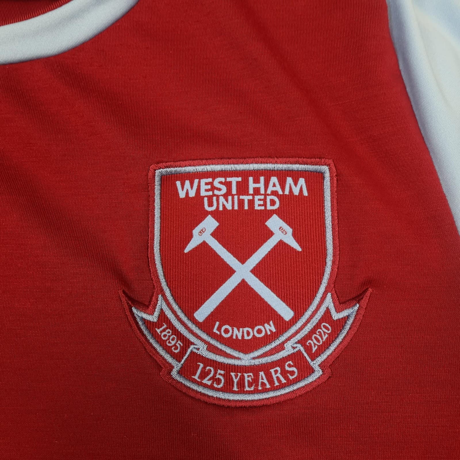 West Ham United Shirt Mens XL Red Home 2020 2021 Football Umbro Betway 125 photo 4