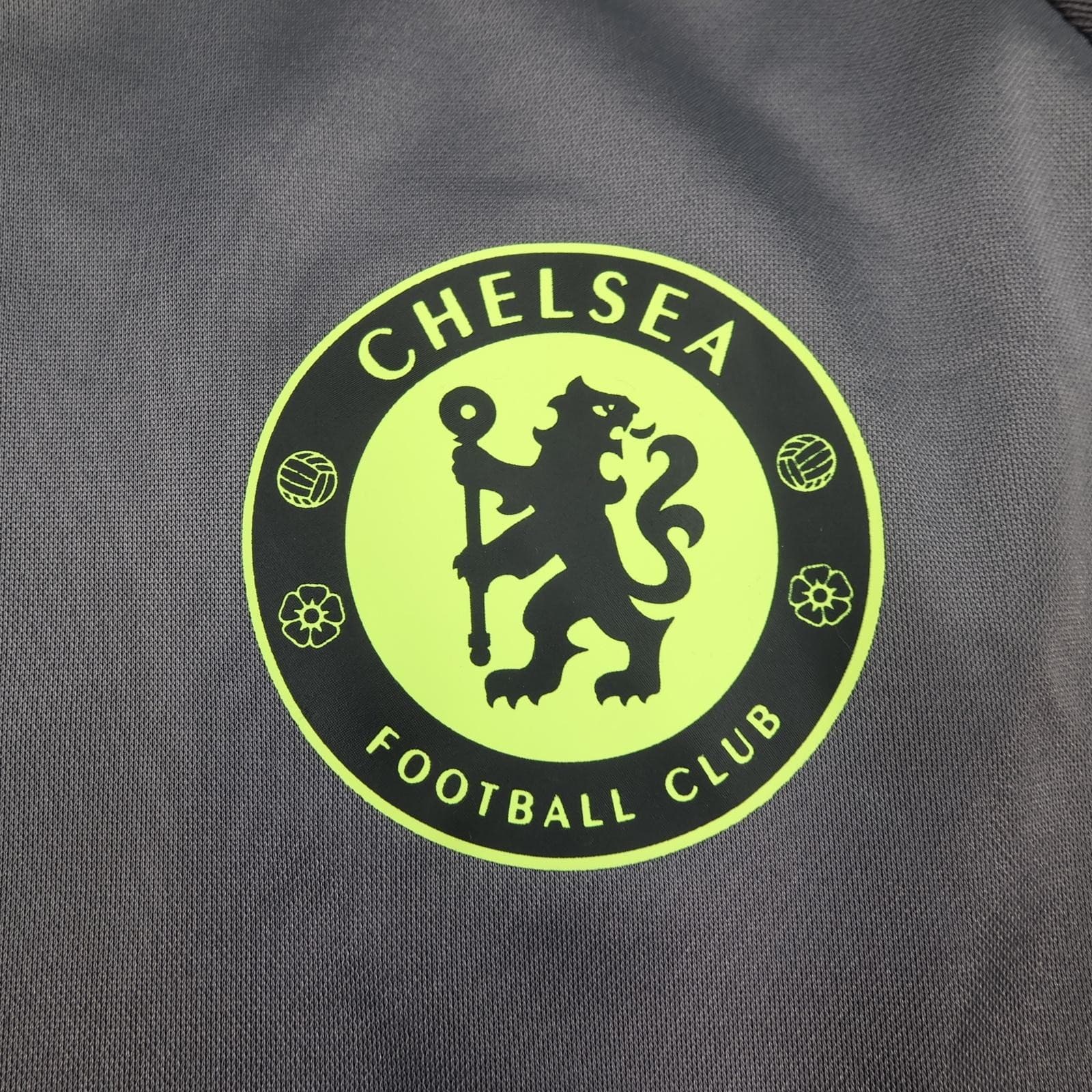 Chelsea Training Shirt Mens Medium Grey EPL Football Adidas Carabao 2016 2017 photo 3