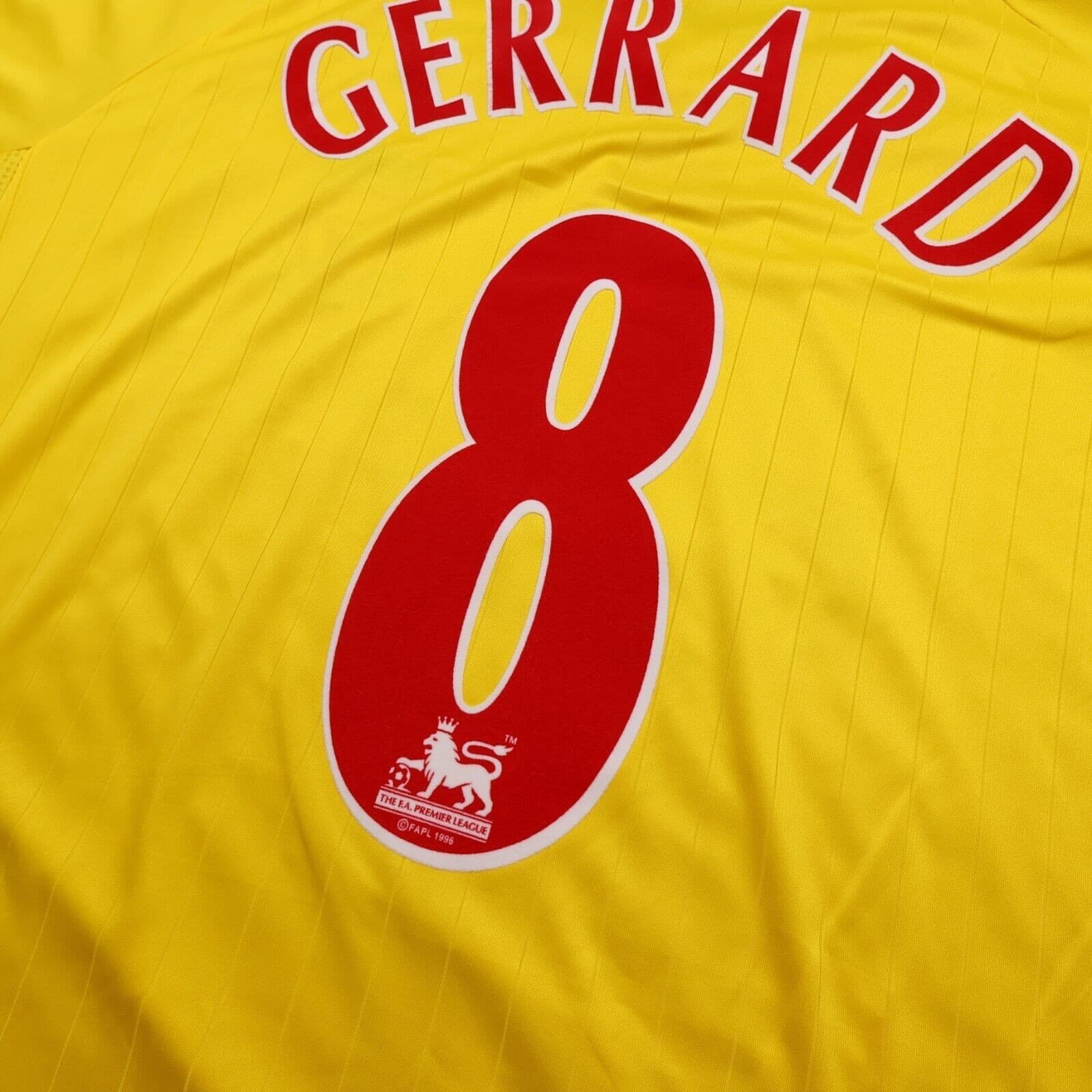 Liverpool Shirt Extra Large Yellow Away Kit 2006 2007 Adidas Jersey Gerrard photo 9