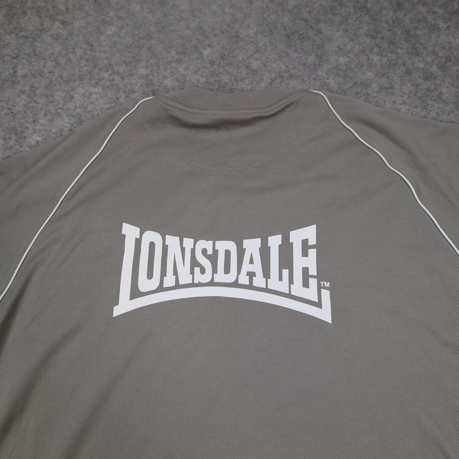 Millwall Training Shirt Mens 2XL Grey EFL Football Lonsdale Soccer Jersey photo 11